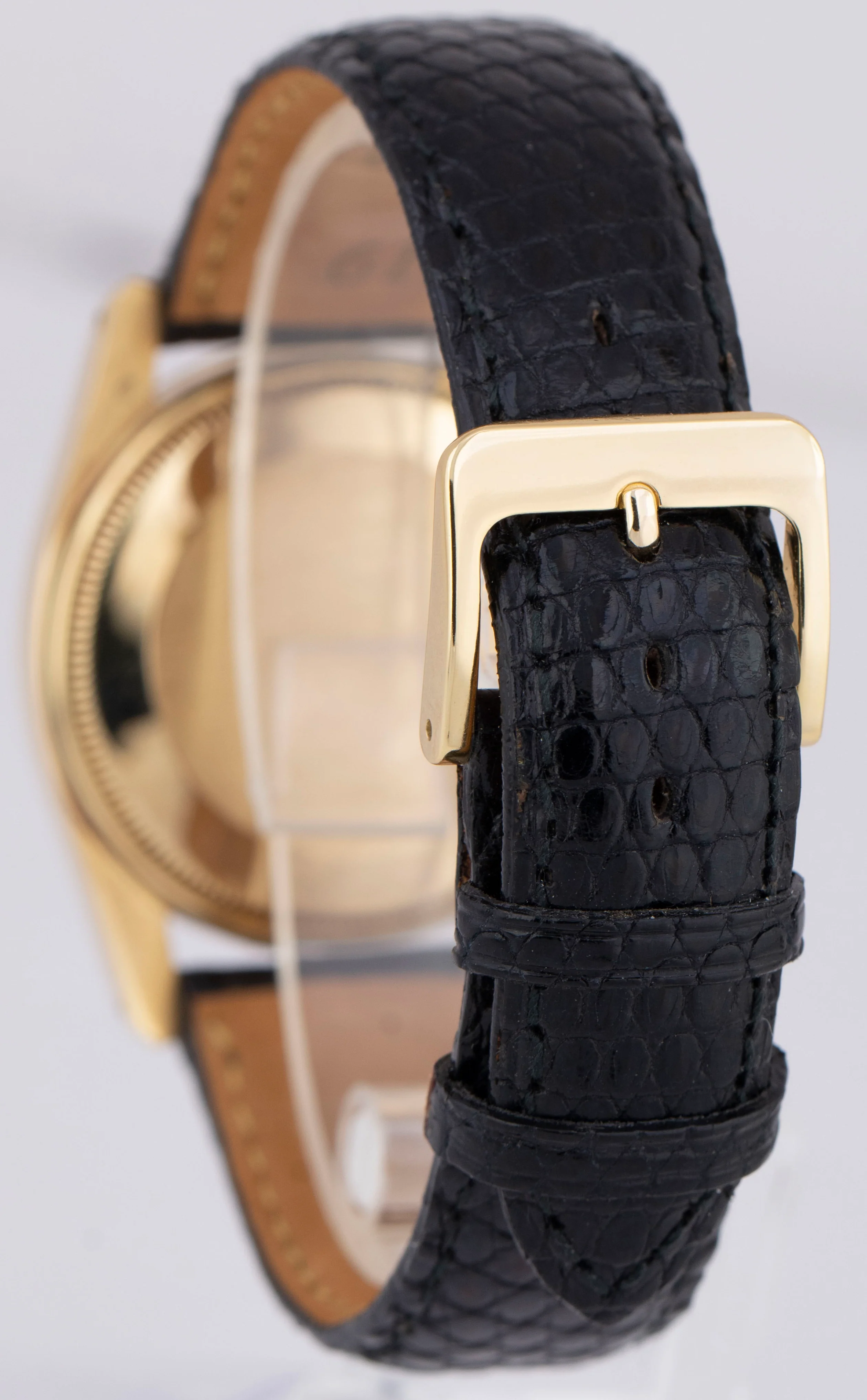 1952 Rolex Oyster Perpetual Bombay 14K Gold Champagne Automatic 33mm Watch 1011 - Image 4