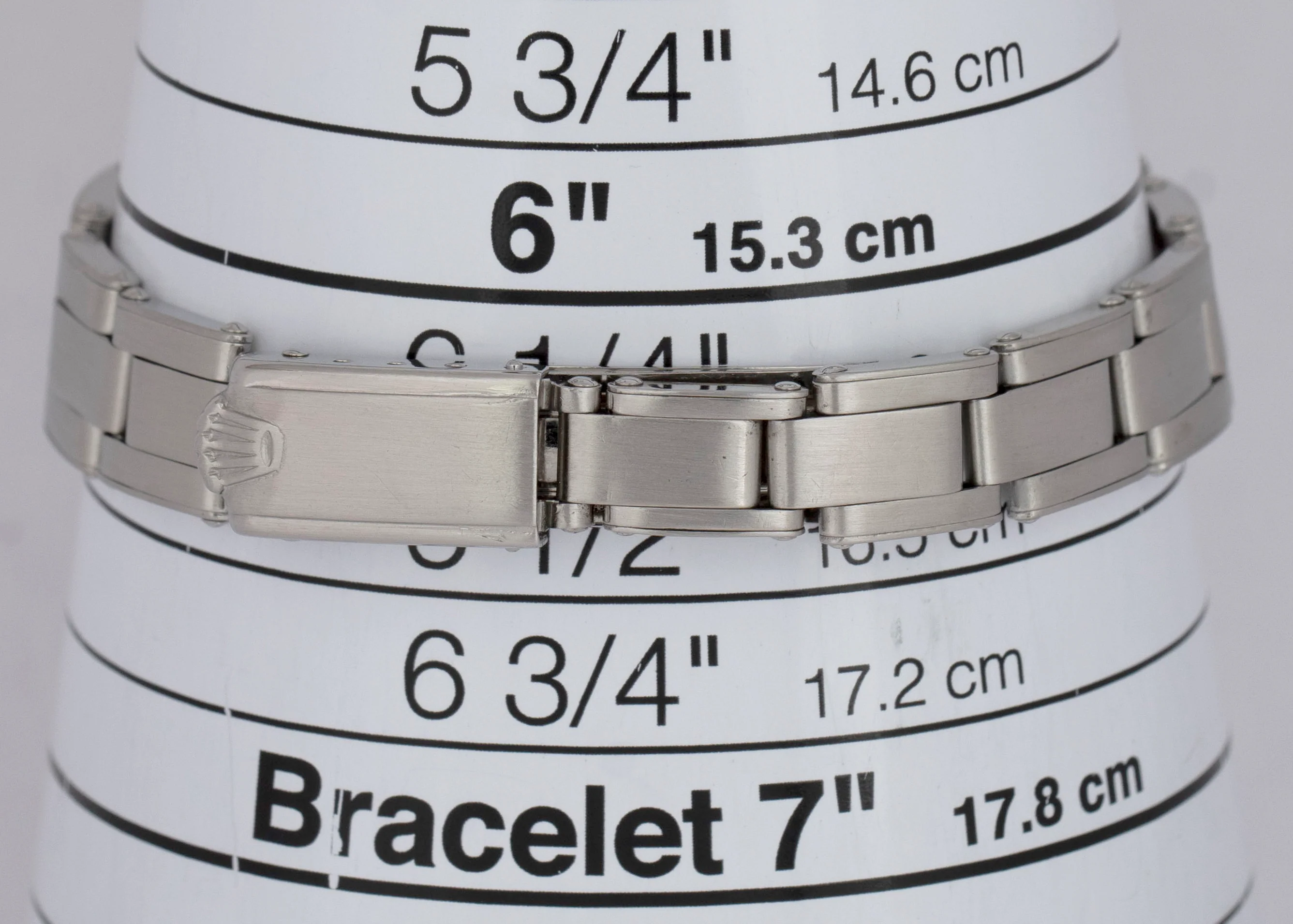 1965 PAPERS Ladies Rolex Oysterdate Precision 24mm Manual 6410 Steel Watch BOX - Image 8