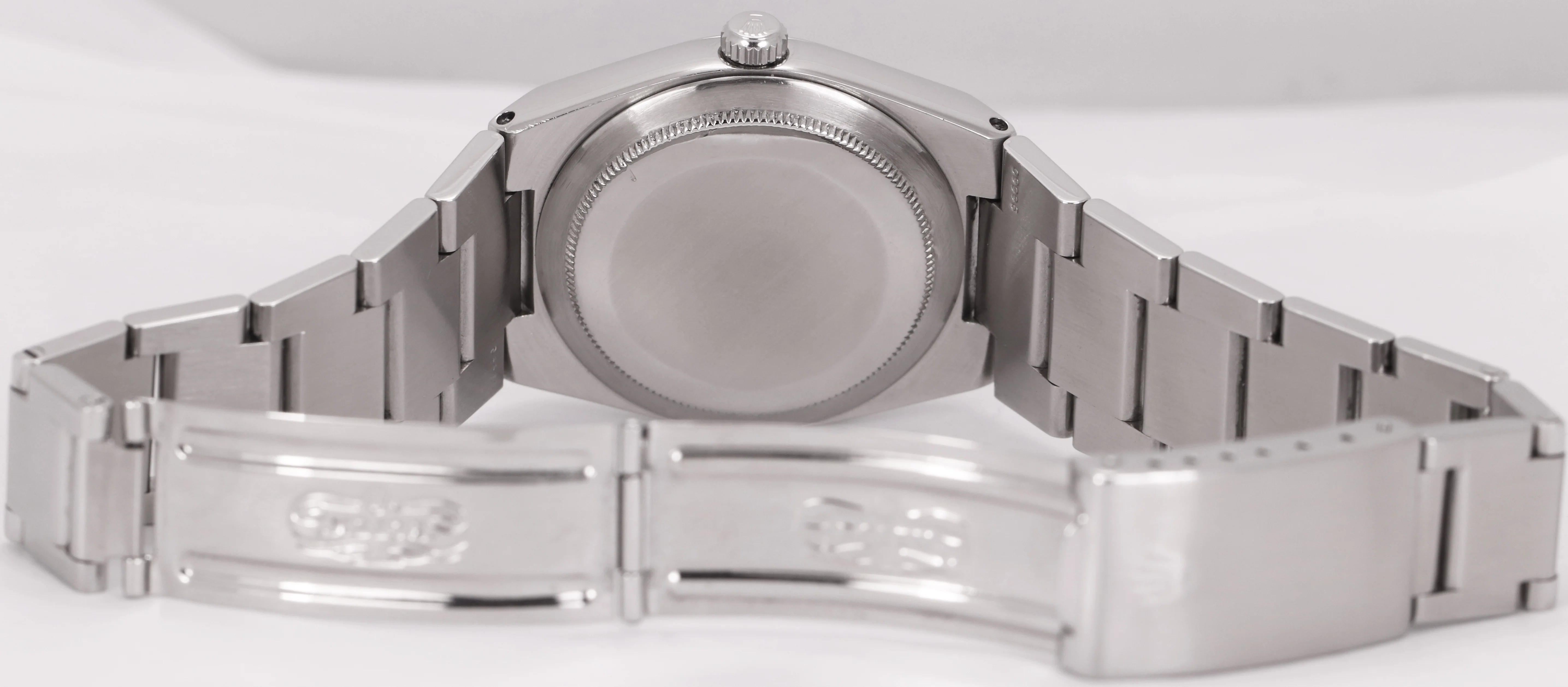 Rolex Oyster Perpetual Date Stainless Steel 36mm Silver Automatic Watch 1530 - Image 7
