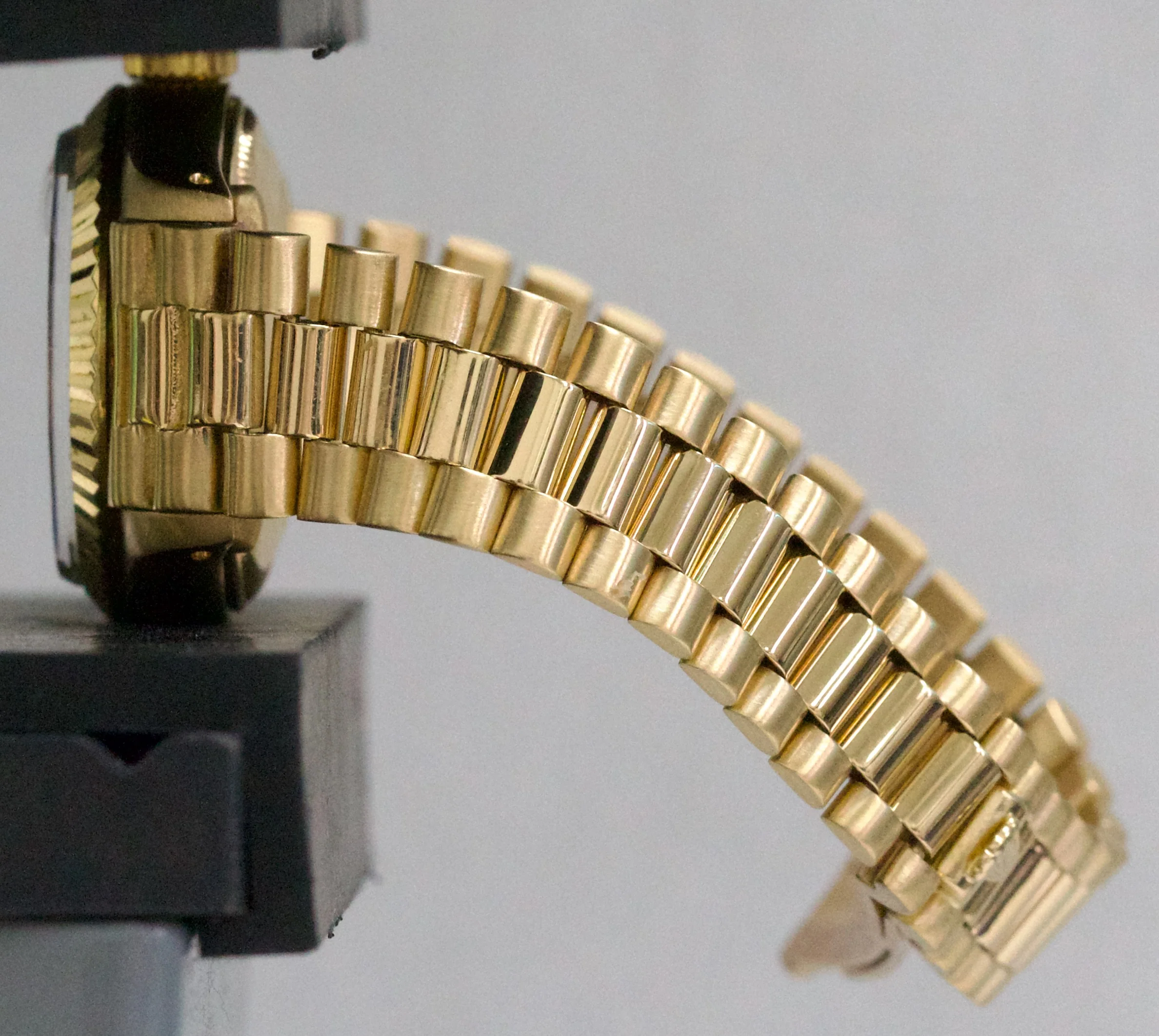 1978 Ladies Rolex DateJust President CHAMPAGNE 18K Yellow Gold 26mm 6917 Watch - Image 10