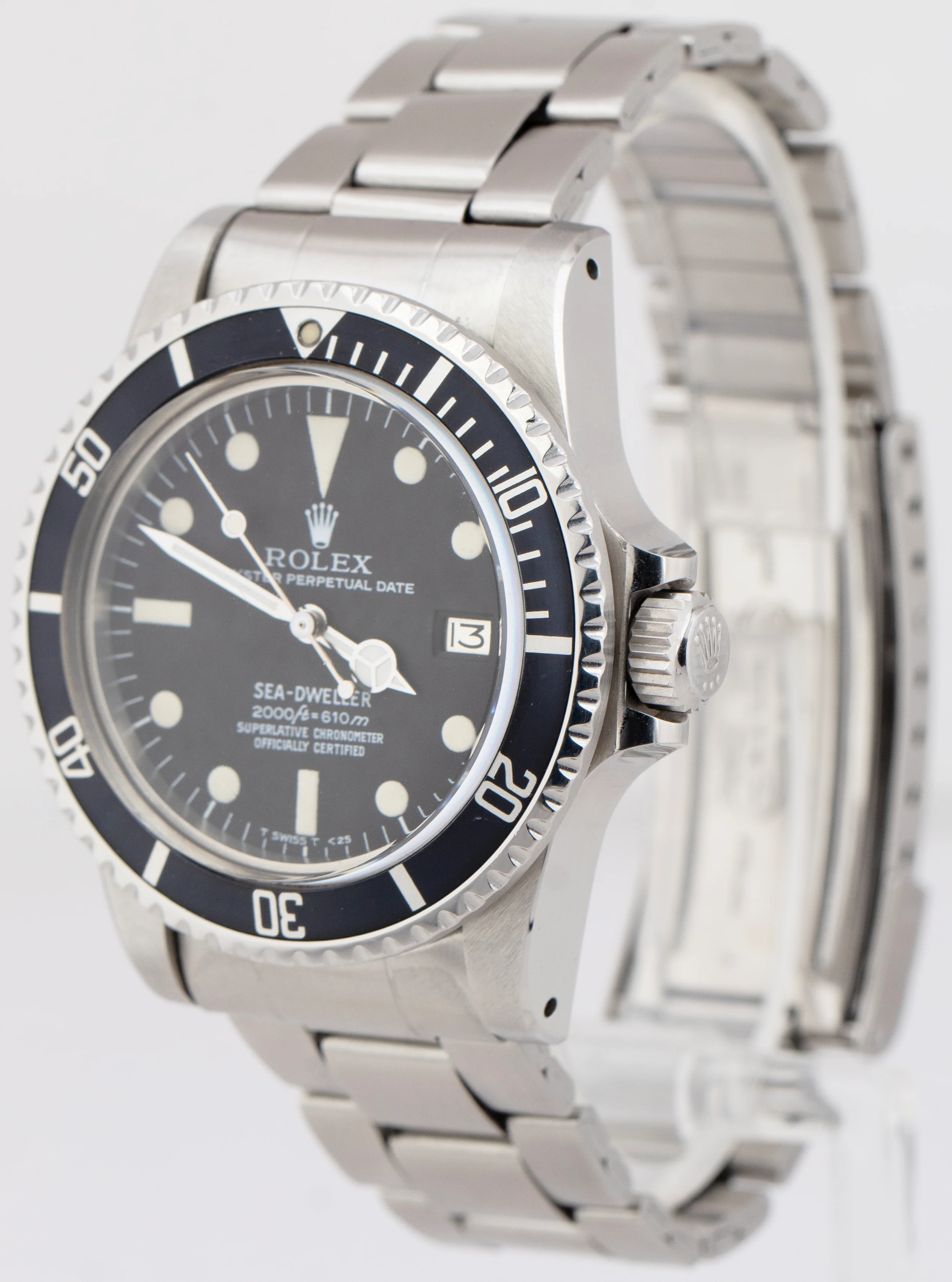 1978 PAPERS Rolex Sea-Dweller MK2 RAIL DIAL 40mm Stainless Steel Watch 1665 BOX - Image 3