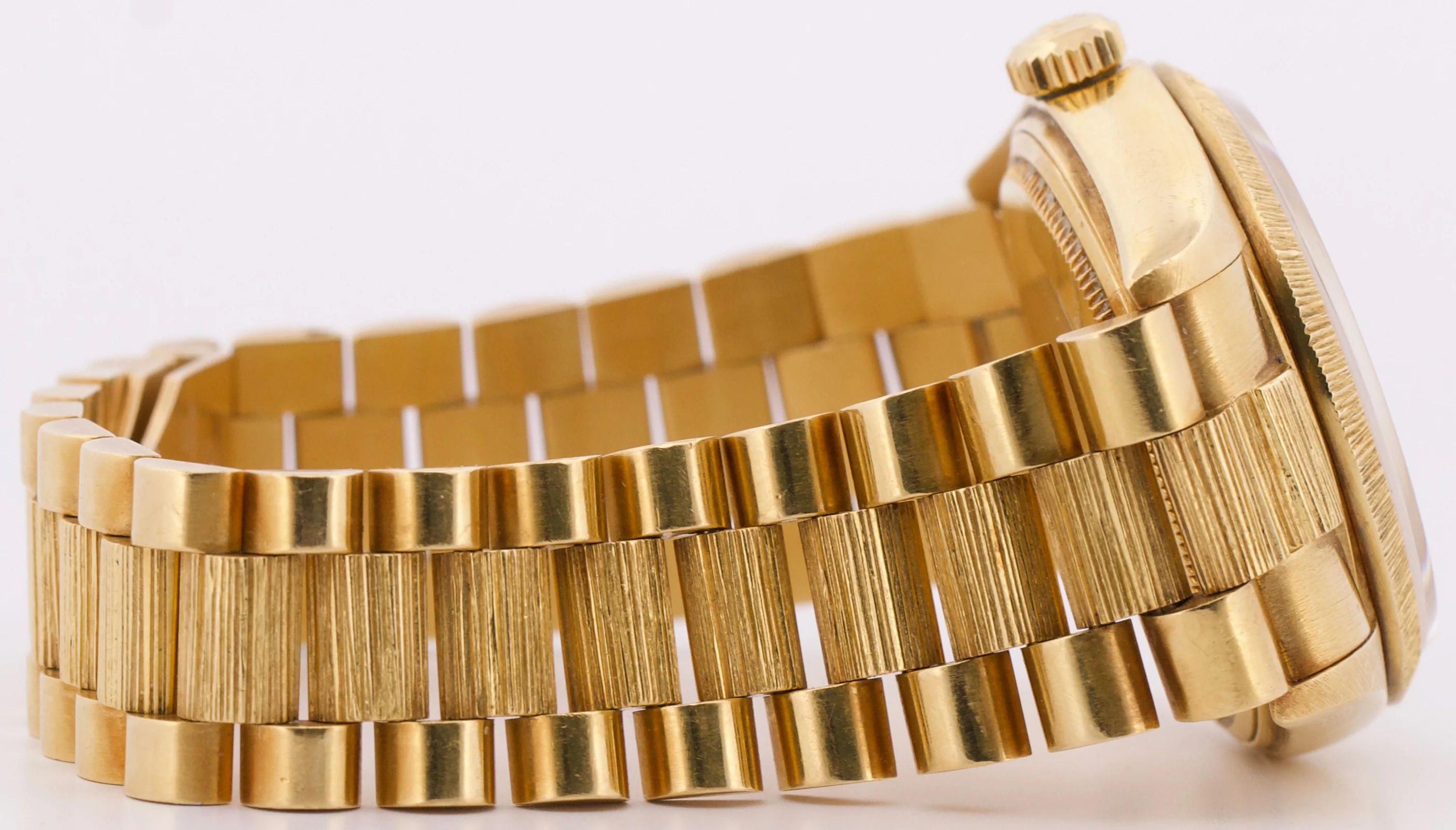 1978 Rolex Day-Date President 36mm FACTORY CHAMPAGNE DIAMOND 18K BARK 18078 - Image 7