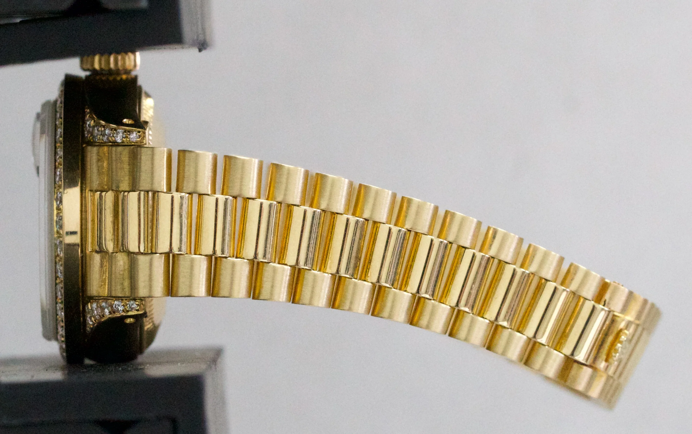 1979 Rolex DateJust President 26mm SILVER DIAMOND LUGS 18K Yellow Gold 69178 - Image 10