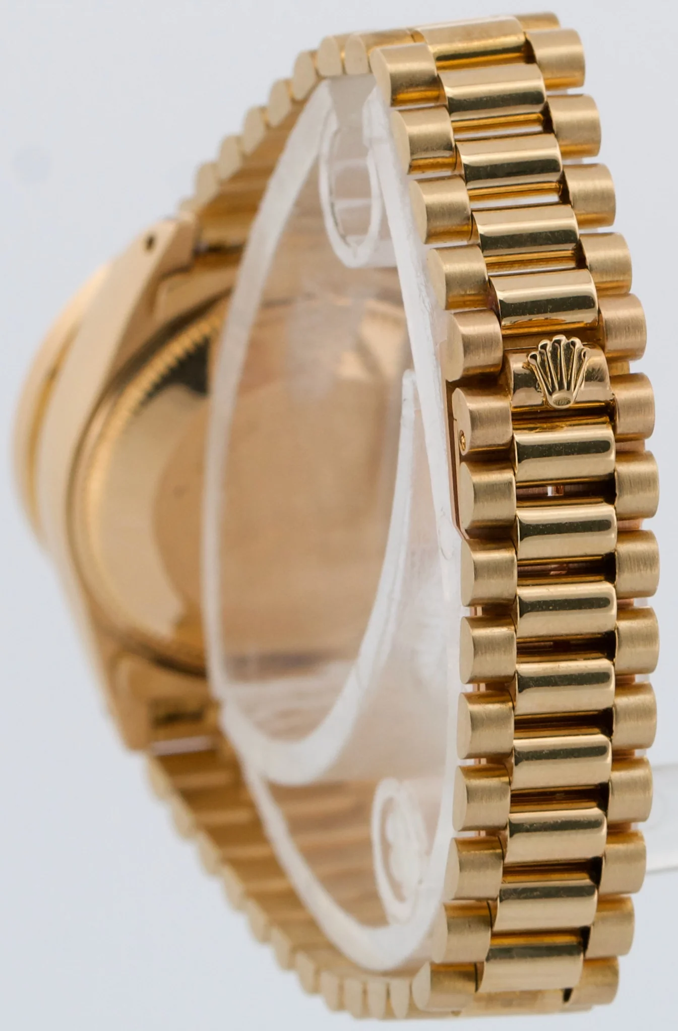 1979 Rolex DateJust President 26mm SILVER DIAMOND LUGS 18K Yellow Gold 69178 - Image 5