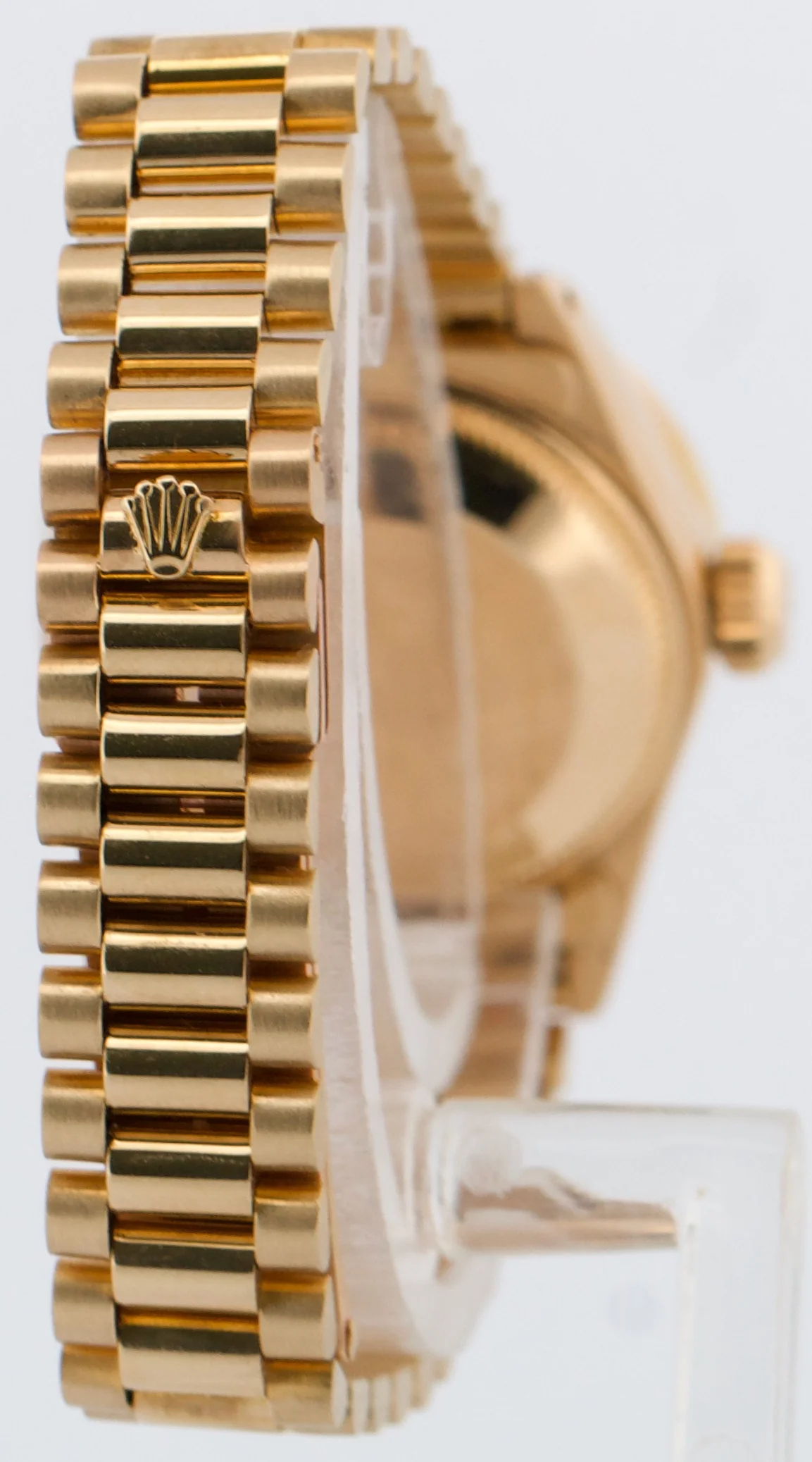 1979 Rolex DateJust President 26mm SILVER DIAMOND LUGS 18K Yellow Gold 69178 - Image 6