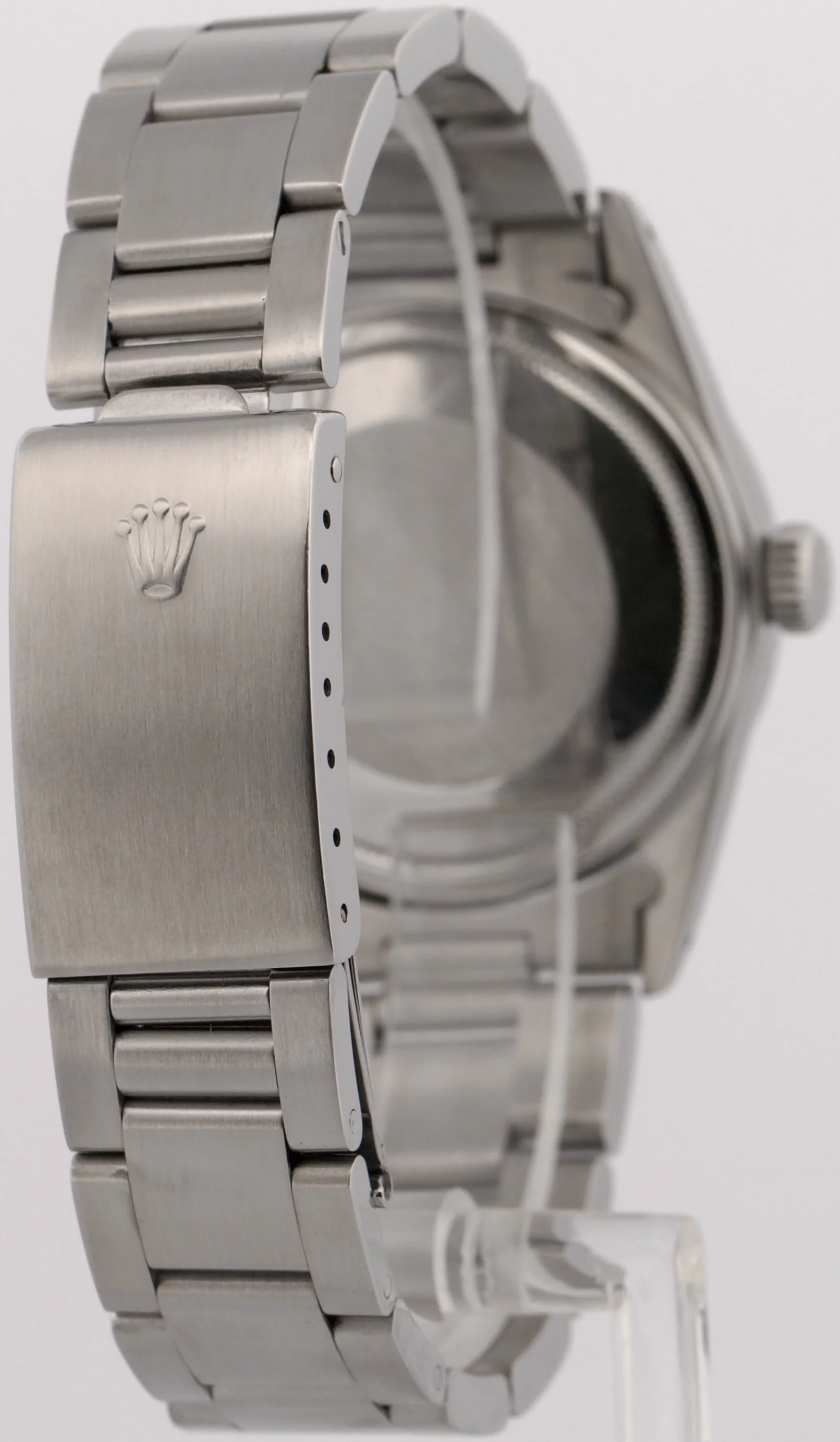 1981 Rolex DateJust 36mm SILVER Steel Engine-Turned Automatic OYSTER 16030 BOX - Image 6