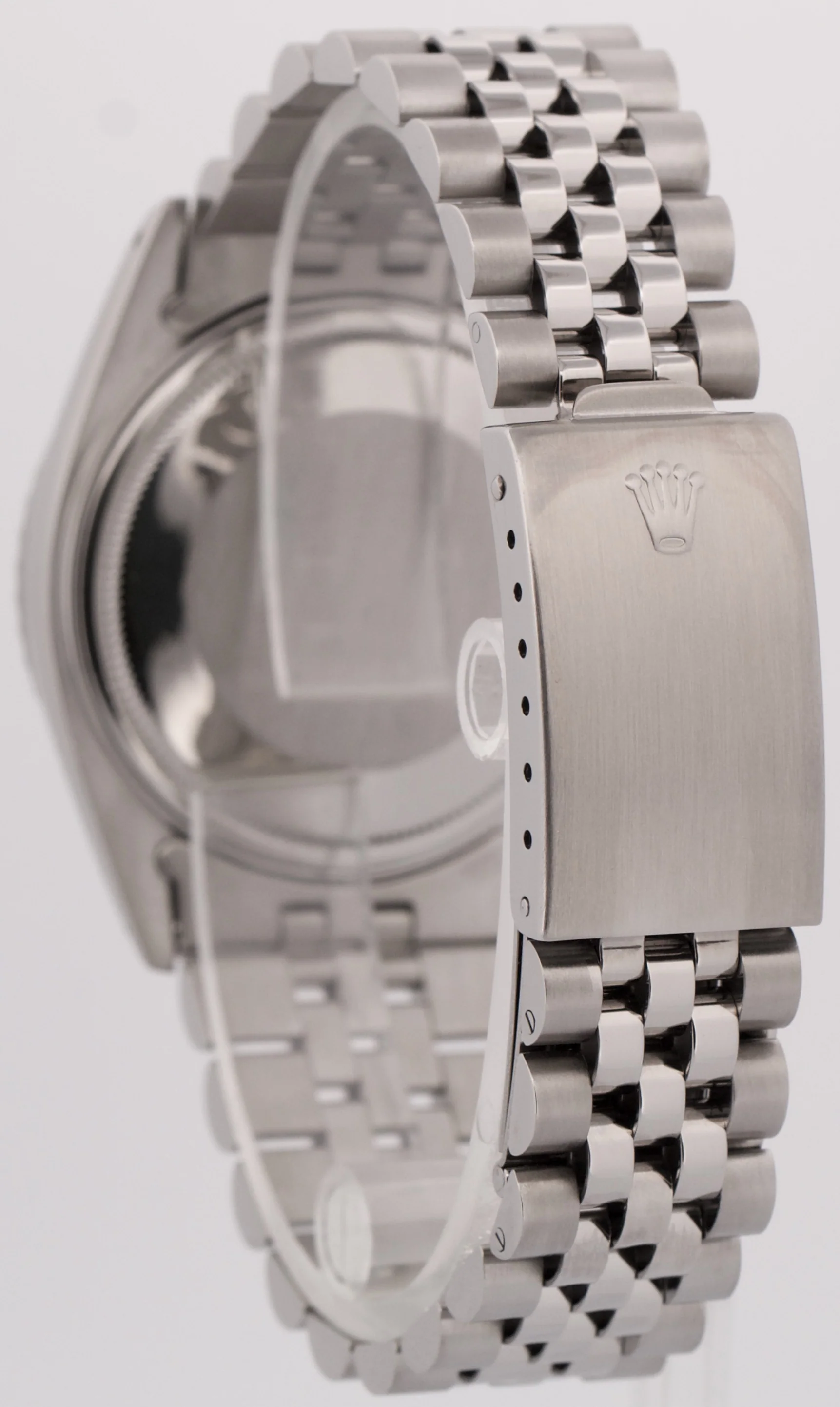 1983 Rolex DateJust 36mm SILVER Stainless Steel Automatic JUBILEE 16030 BOX - Image 5