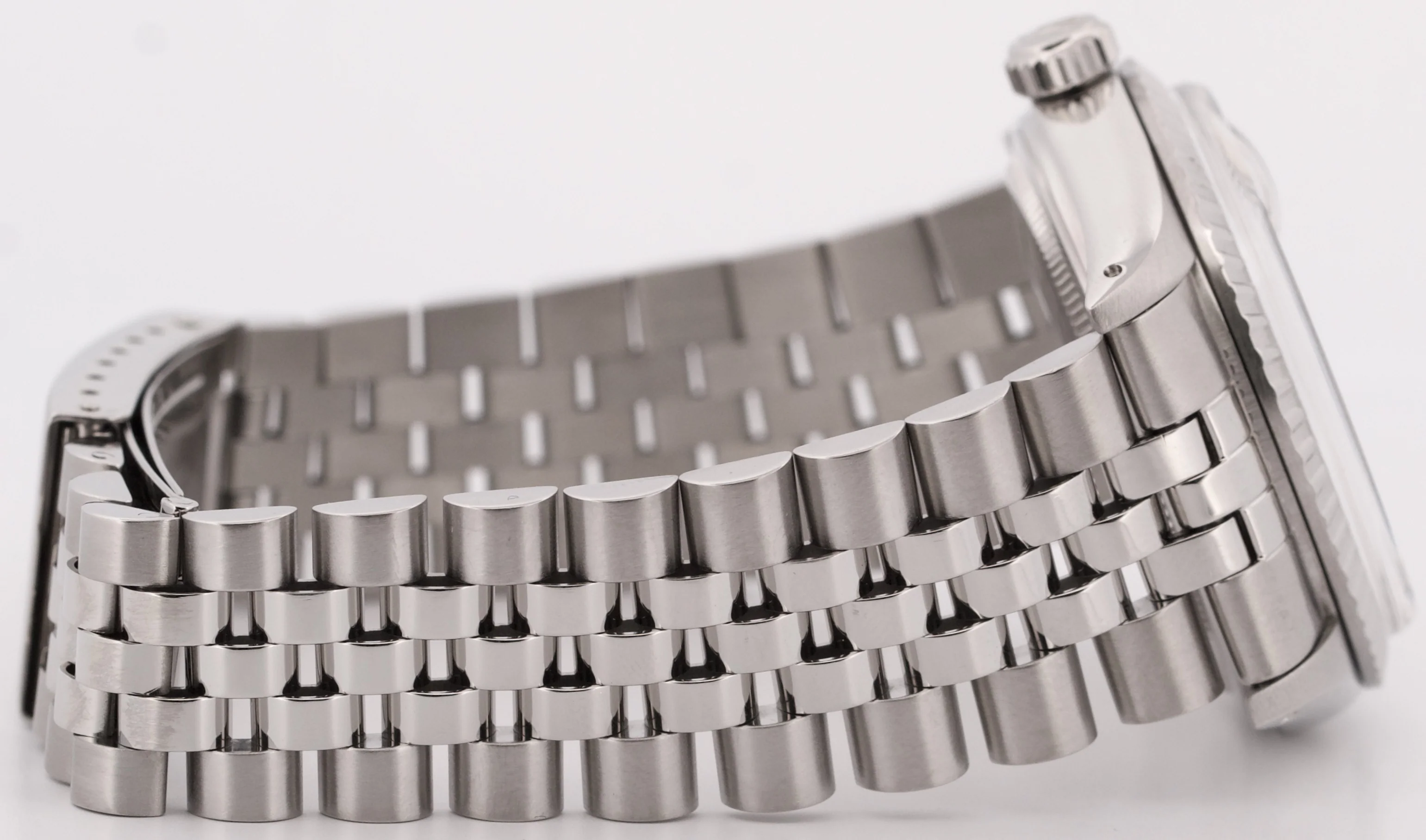1983 Rolex DateJust 36mm SILVER Stainless Steel Automatic JUBILEE 16030 BOX - Image 8