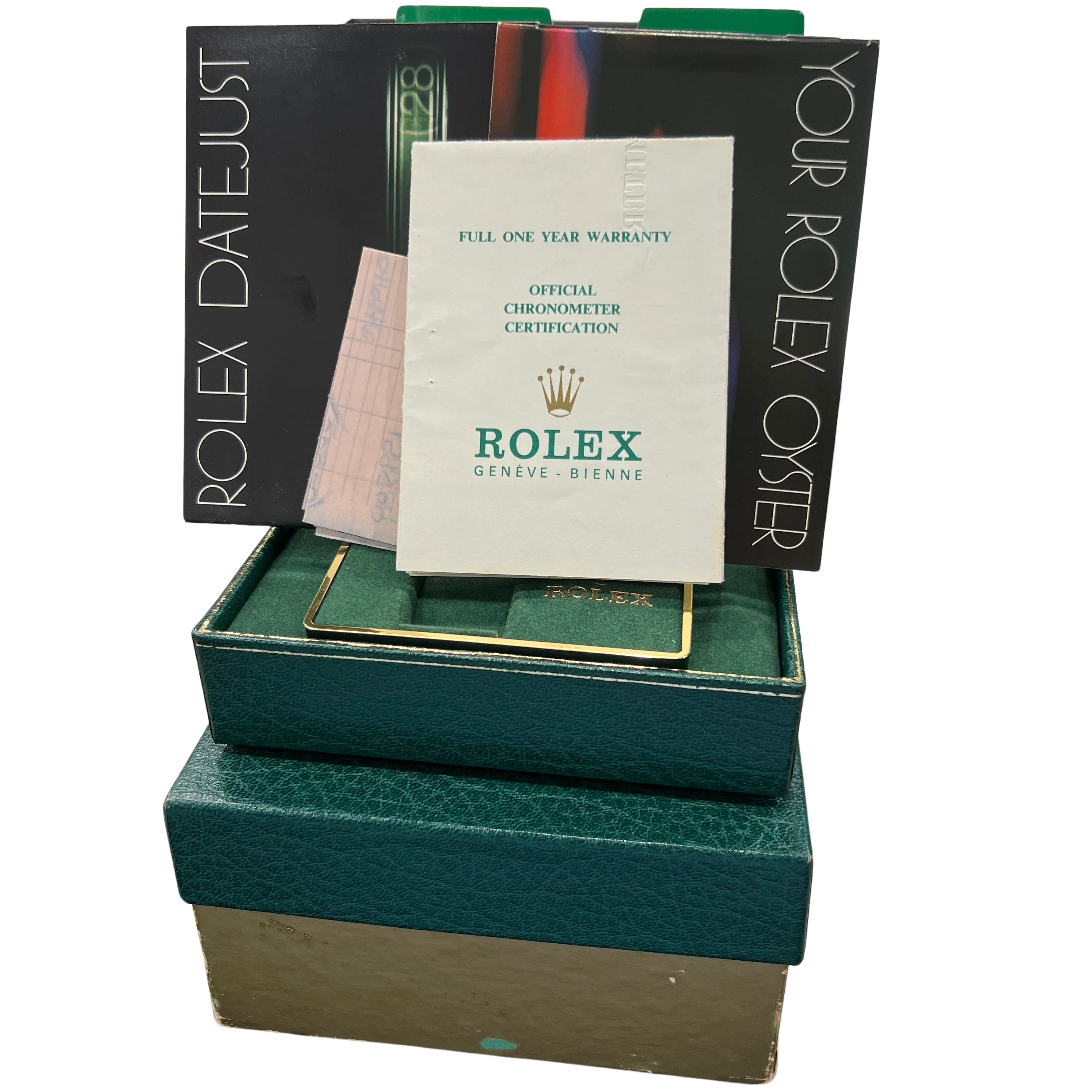 1984 PAPERS Rolex DateJust 36mm Champagne Turn-O-Graph Steel Yellow Gold 16253 - Image 2