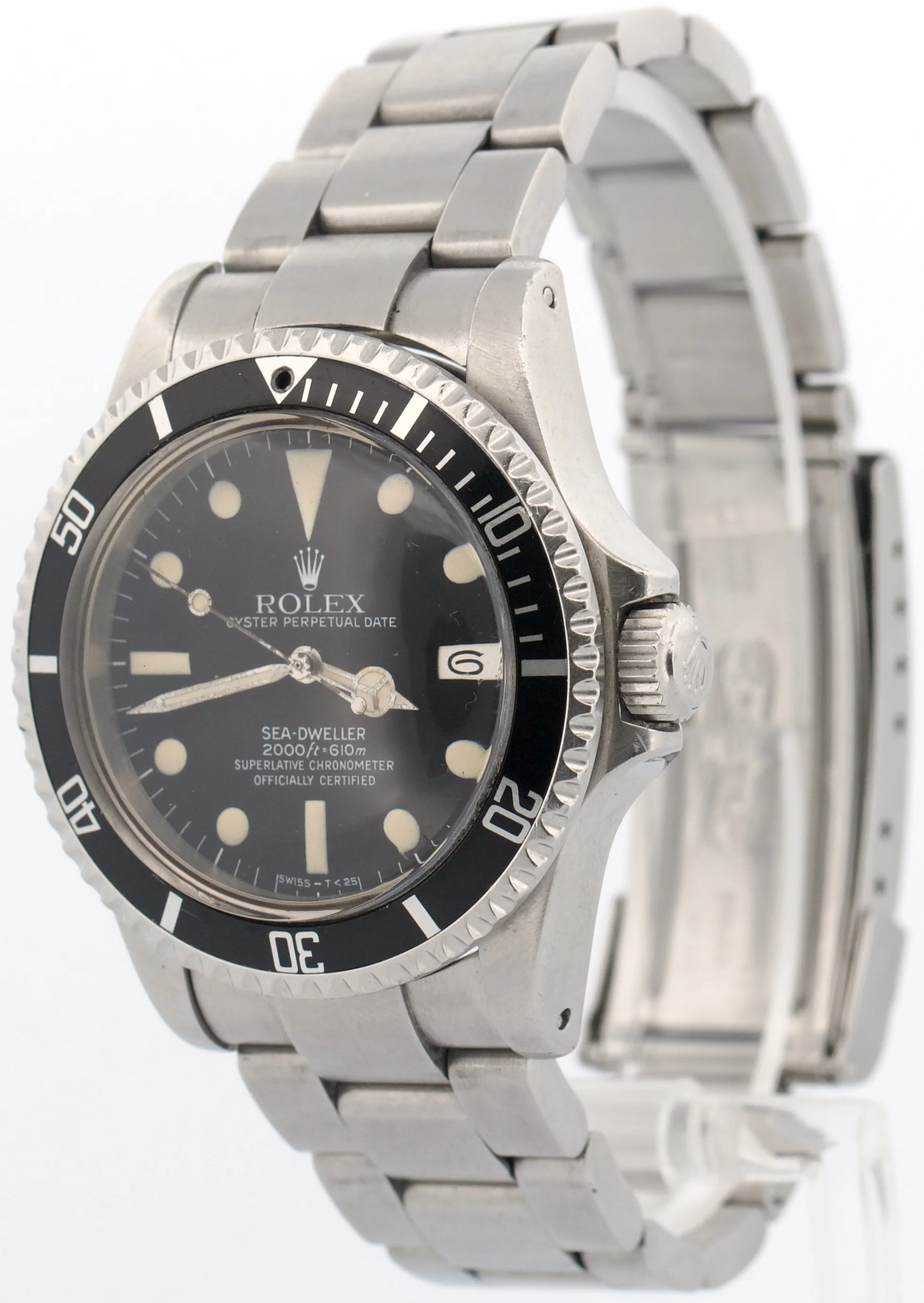 1984 Rolex Sea-Dweller GREAT WHITE Stainless Steel MK4 40mm PATINA Black 1665 - Image 3