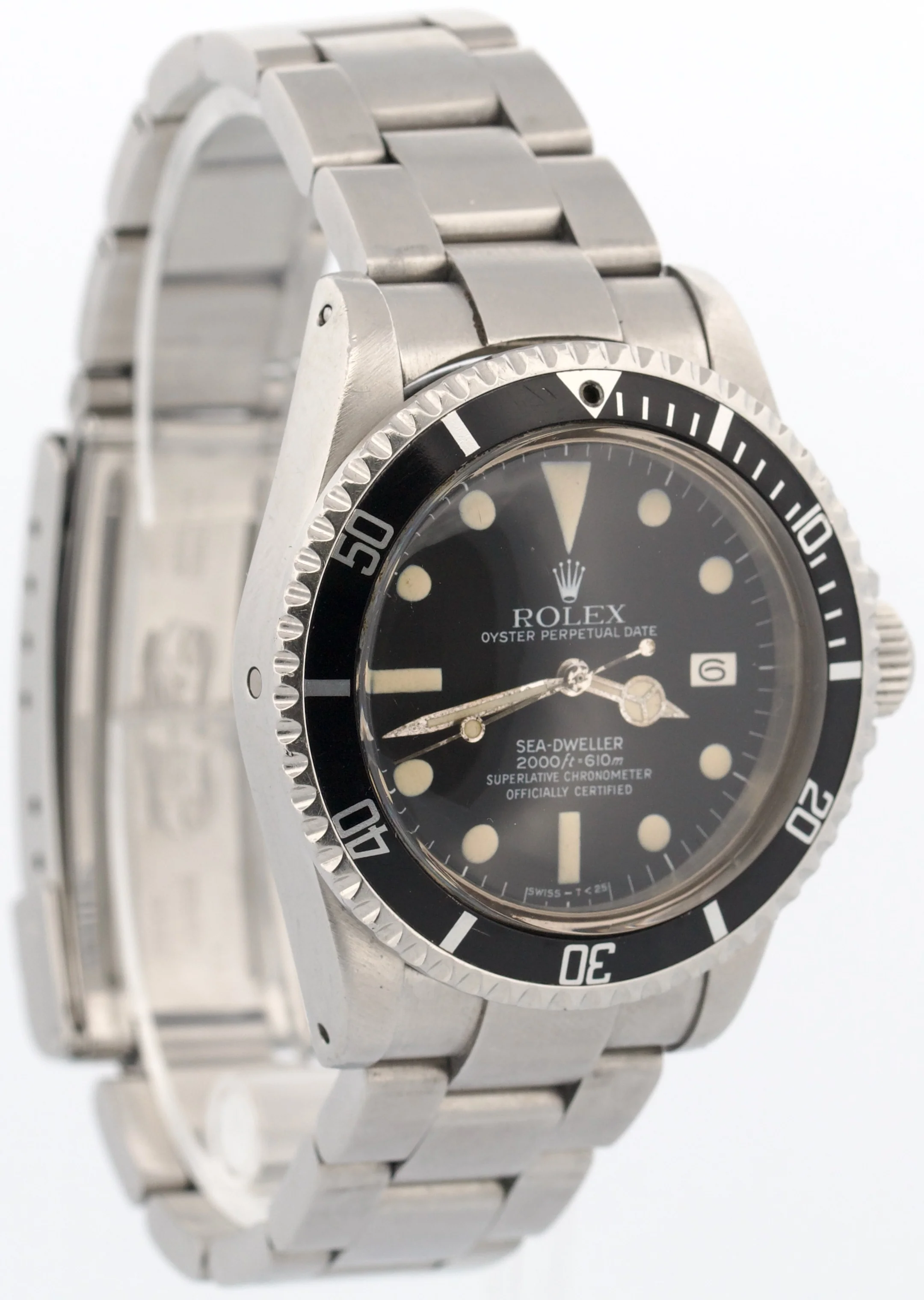 1984 Rolex Sea-Dweller GREAT WHITE Stainless Steel MK4 40mm PATINA Black 1665 - Image 4