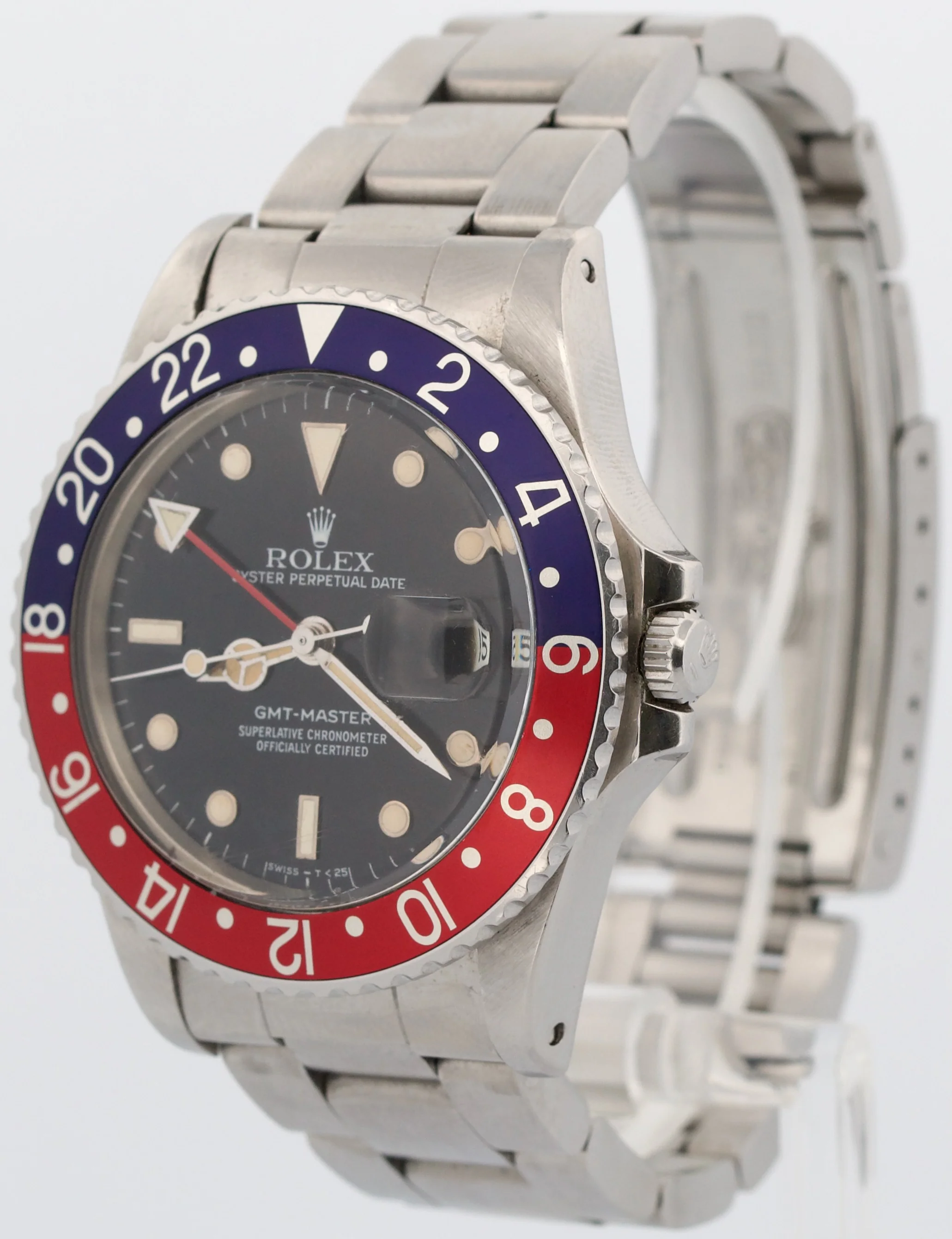 1985 Rolex GMT-Master PEPSI Black Red Blue OYSTER Stainless Steel 40mm 16750 - Image 3
