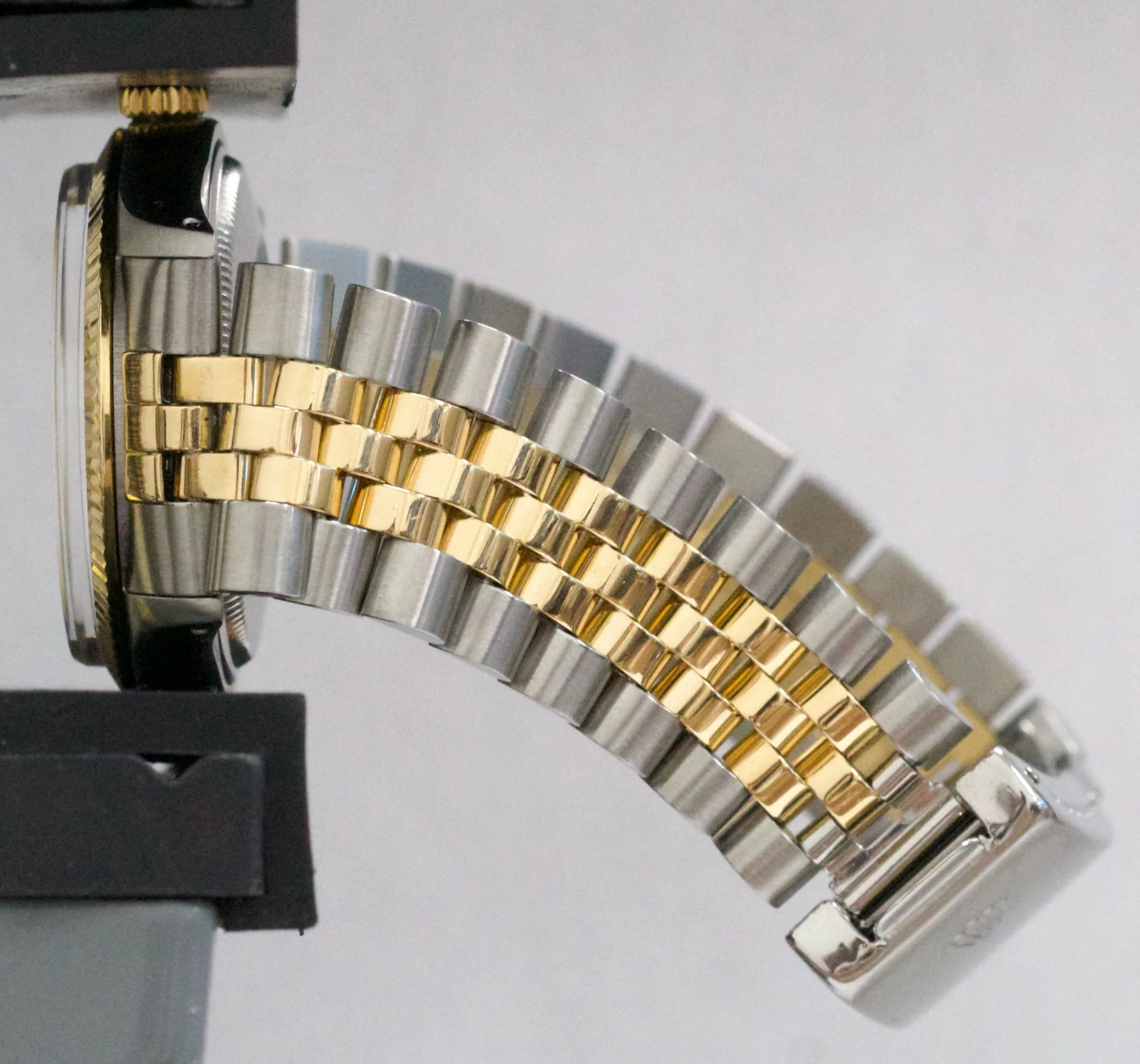 1986 Rolex Oyster Perpetual 34mm Two-Tone SILVER Gold Steel Fluted JUBILEE 1005 - Image 10