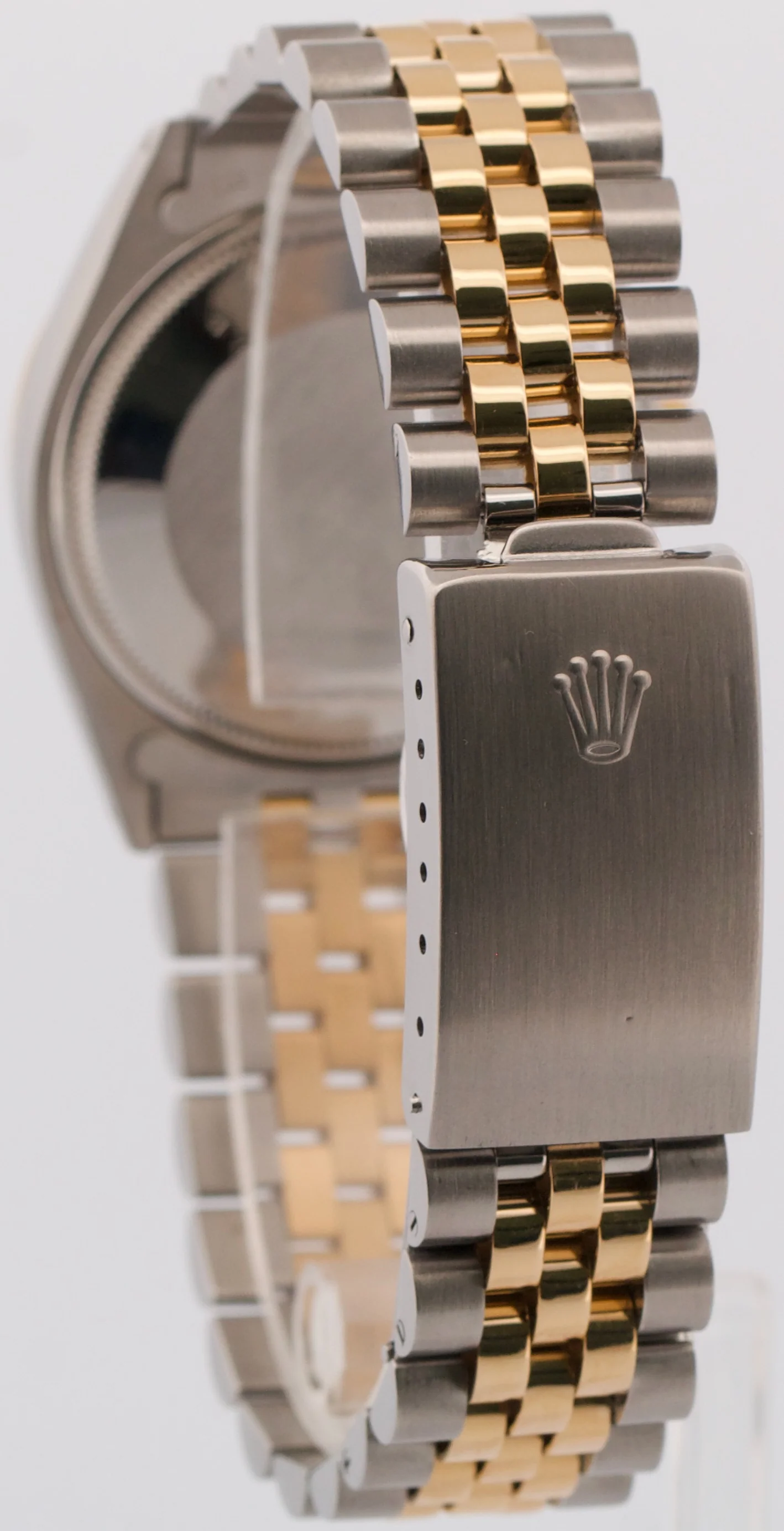 1986 Rolex Oyster Perpetual 34mm Two-Tone SILVER Gold Steel Fluted JUBILEE 1005 - Image 5