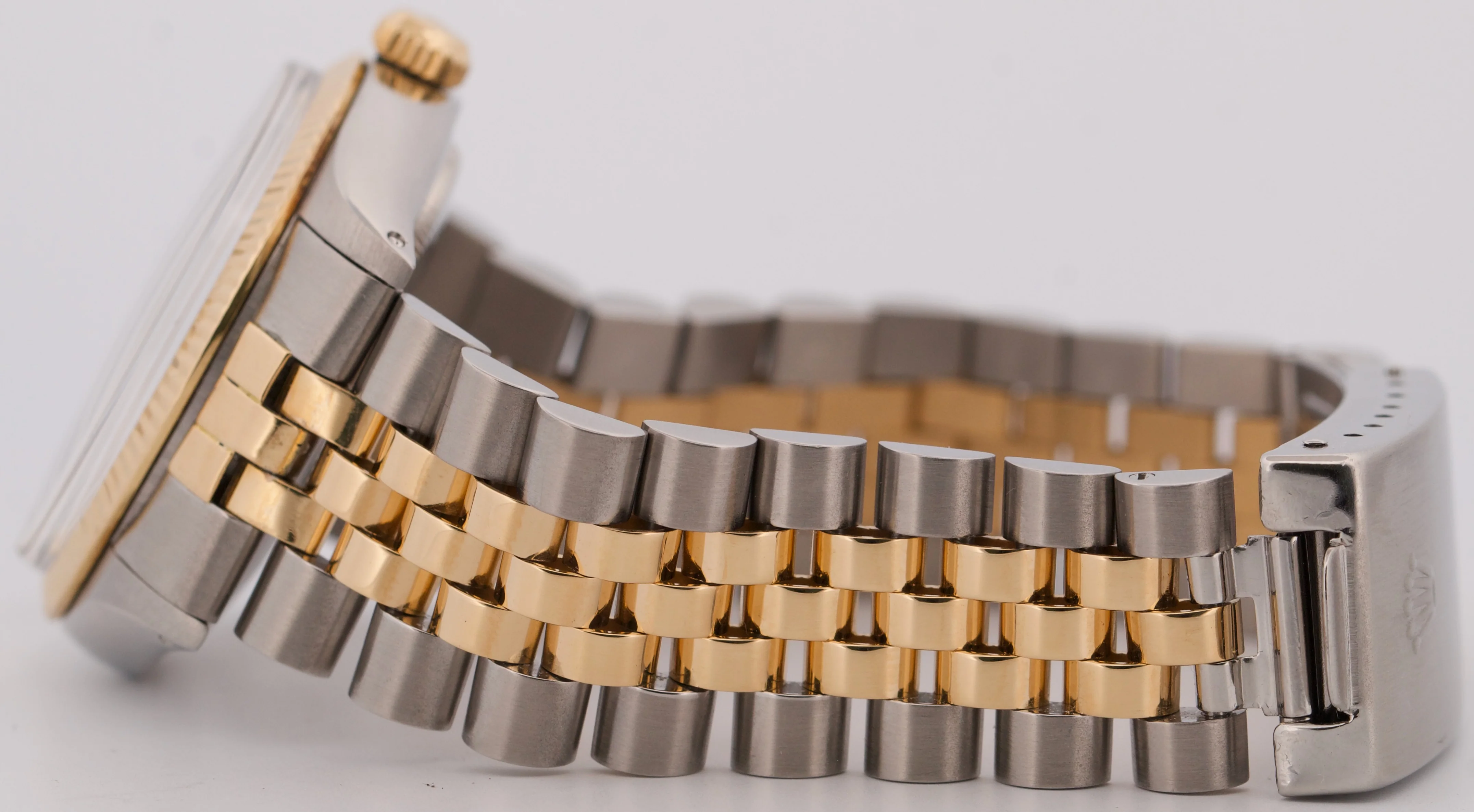 1986 Rolex Oyster Perpetual 34mm Two-Tone SILVER Gold Steel Fluted JUBILEE 1005 - Image 7