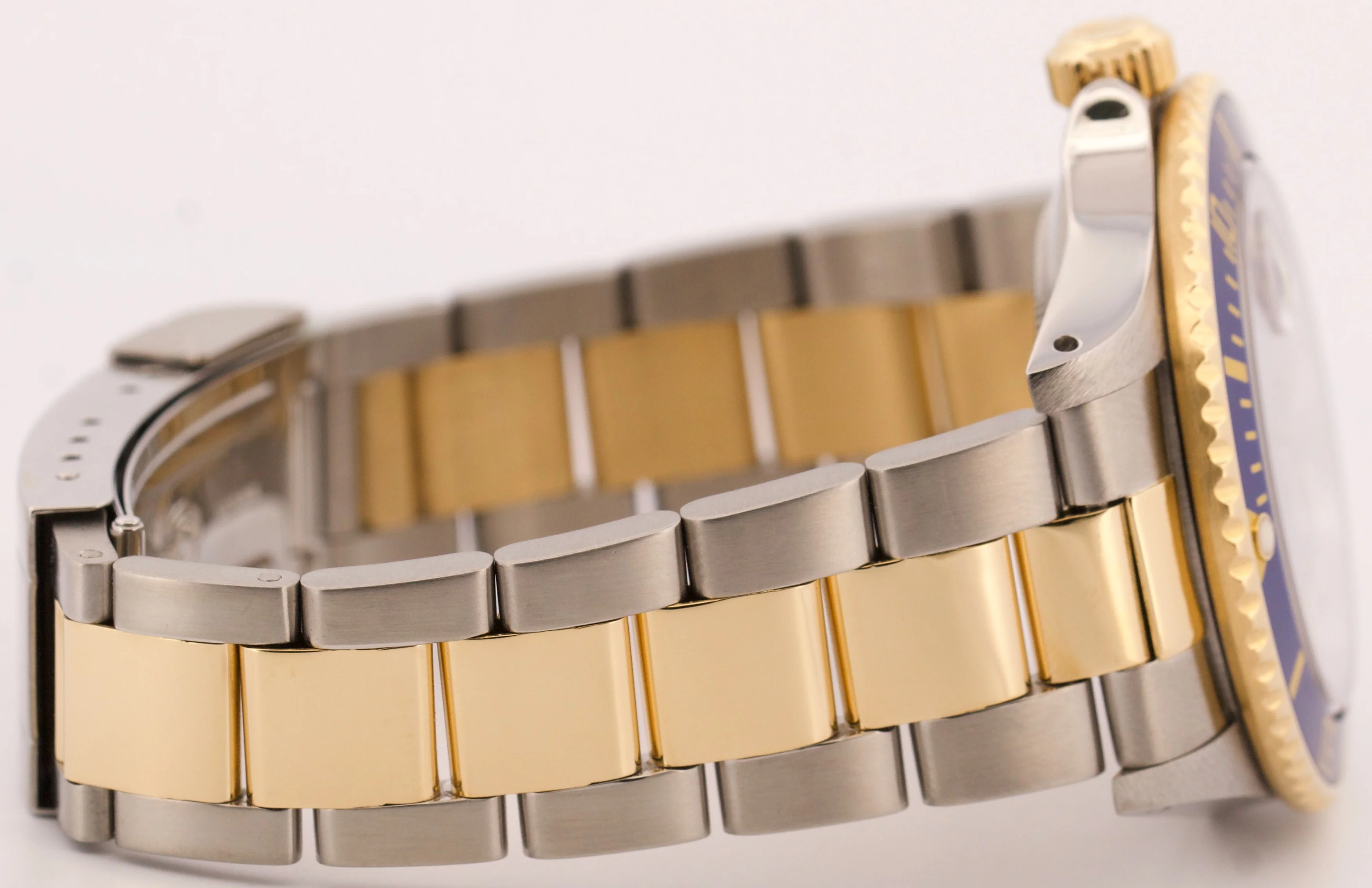 1987 Rolex Submariner Date LAPIS BLUE Two-Tone 18K Gold Steel 40mm 16803 Watch - Image 8