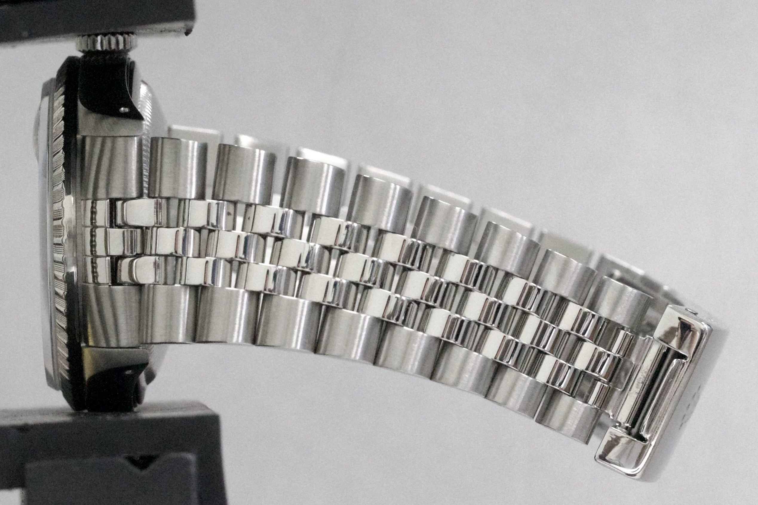 1990 PAPERS Rolex DateJust BLUE 36mm Stainless Engine-Turned JUBILEE 16220 BOX - Image 10
