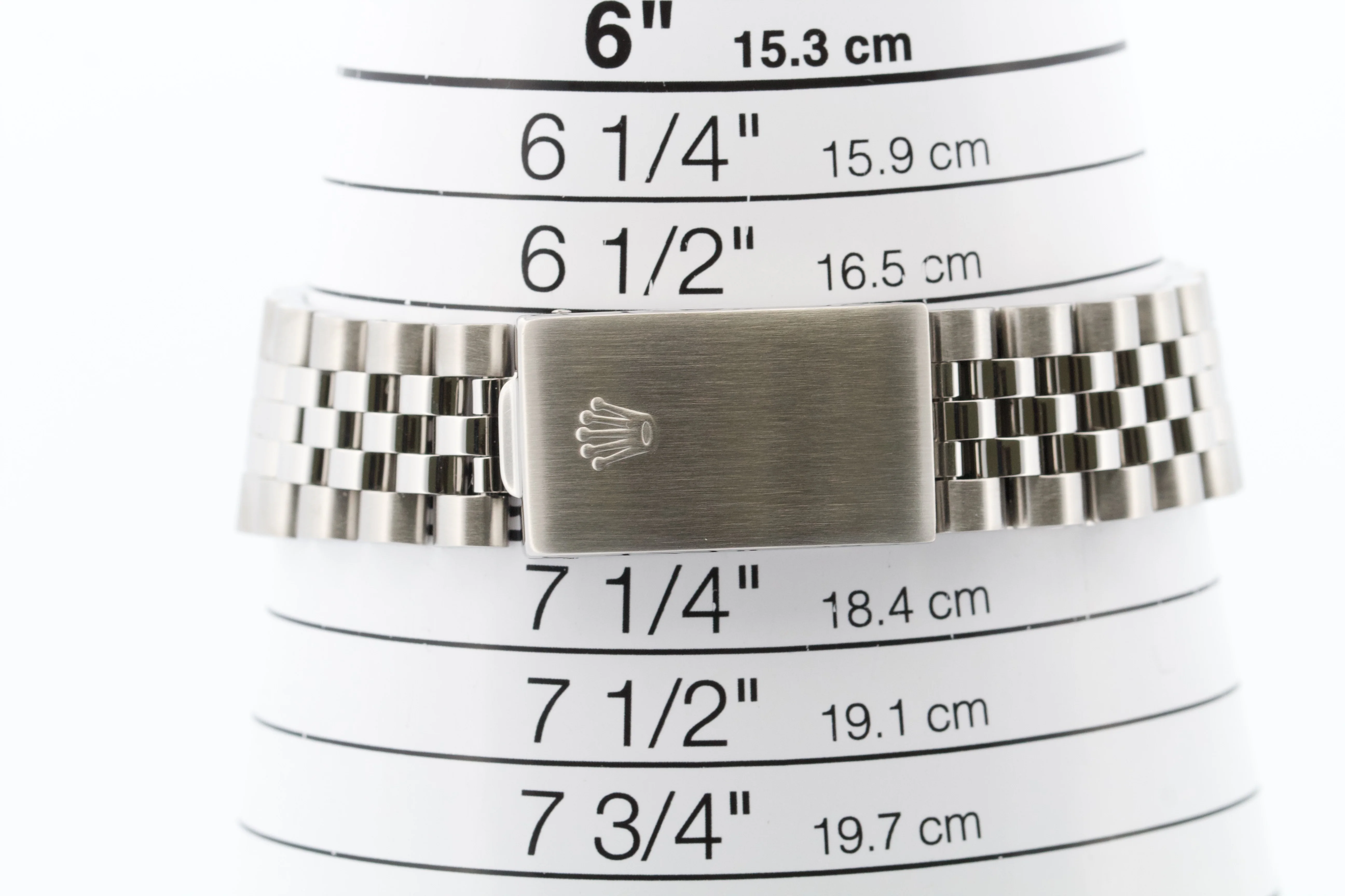 1990 PAPERS Rolex DateJust BLUE 36mm Stainless Engine-Turned JUBILEE 16220 BOX - Image 9