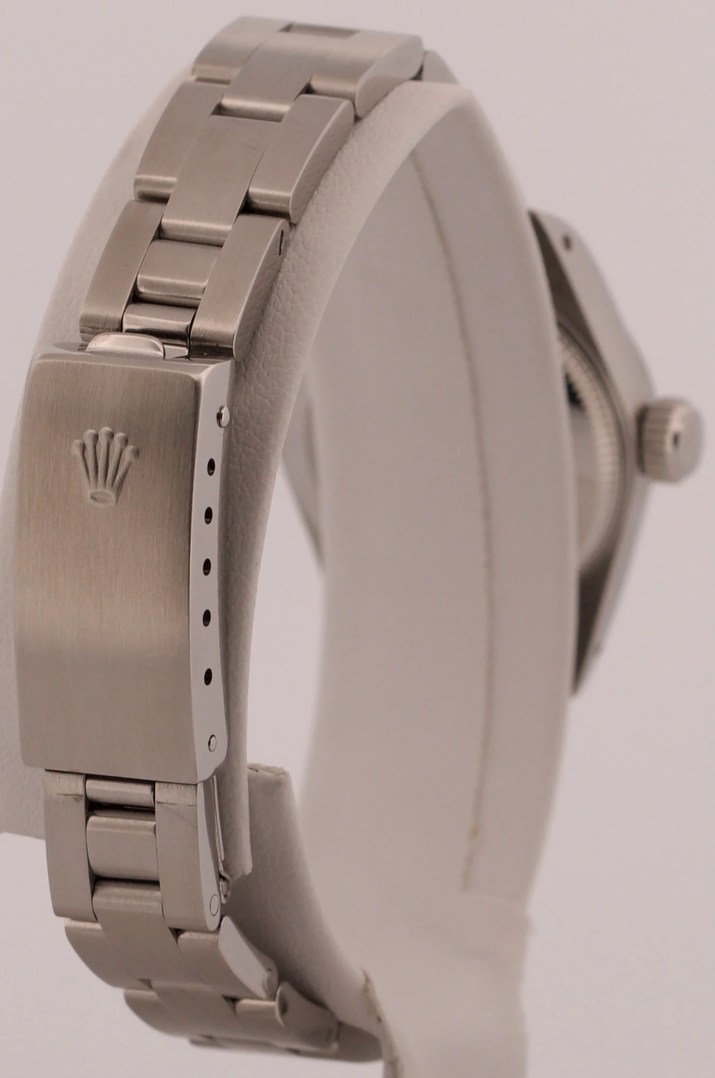 1991 Rolex Oyster Perpetual 24mm PINK 3-6-9 Stainless Steel Oyster Smooth 76080 - Image 6
