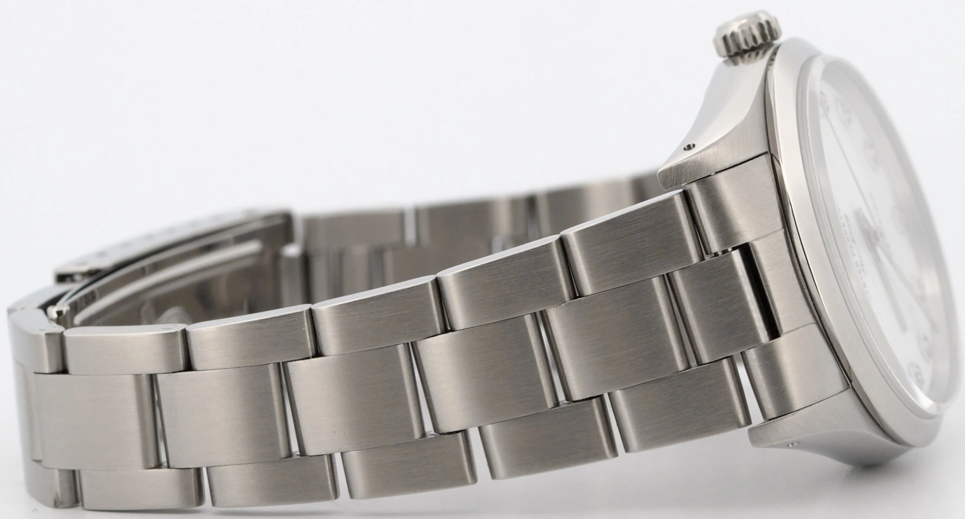 1991 Rolex Oyster Perpetual Air-King MOP DIAMOND Steel OYSTER 34mm 14000 Watch - Image 8
