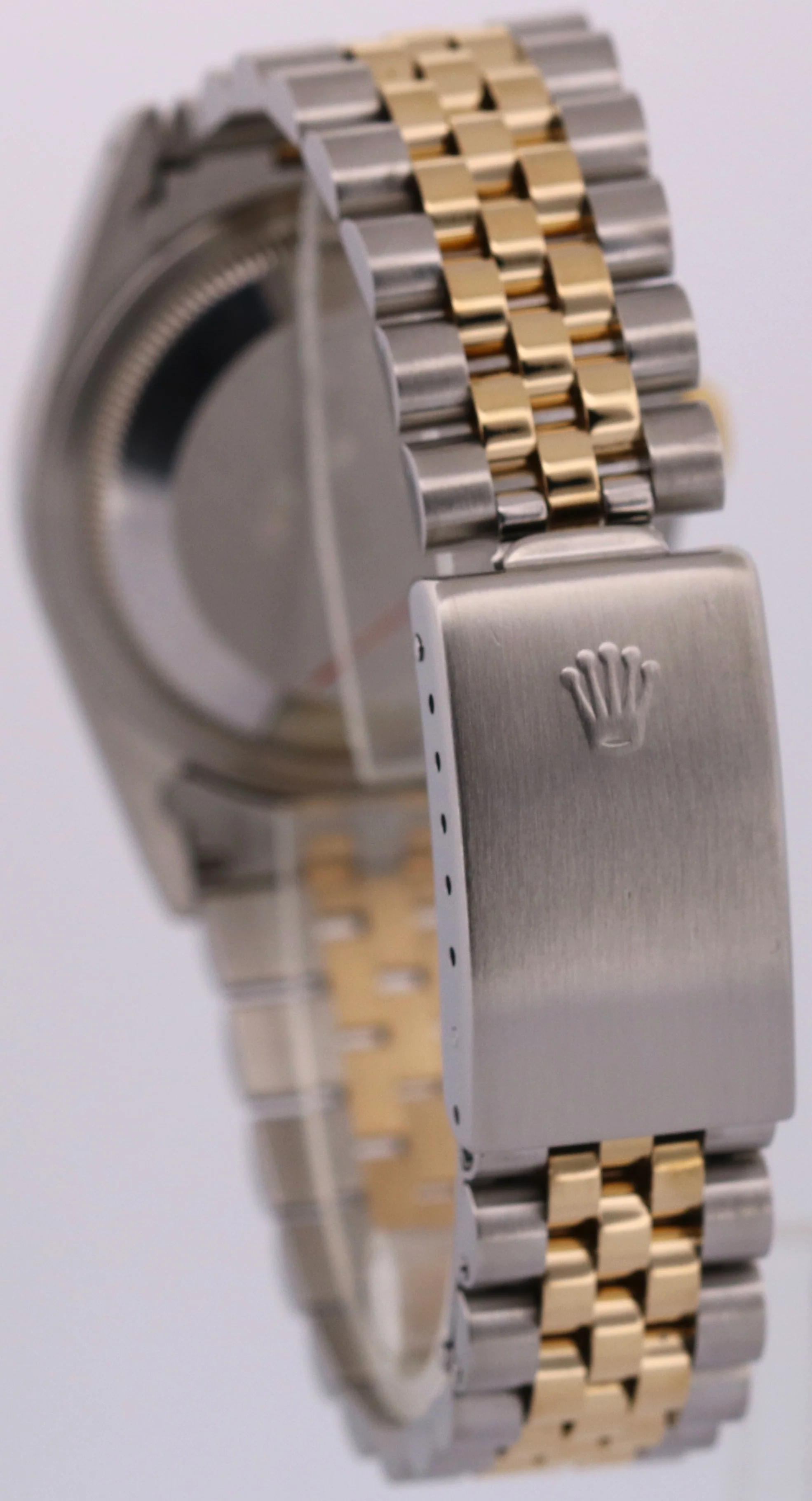 1993 Rolex DateJust 36mm CHAMPAGNE 18K Yellow Gold Stainless Steel JUBILEE 16233 - Image 5