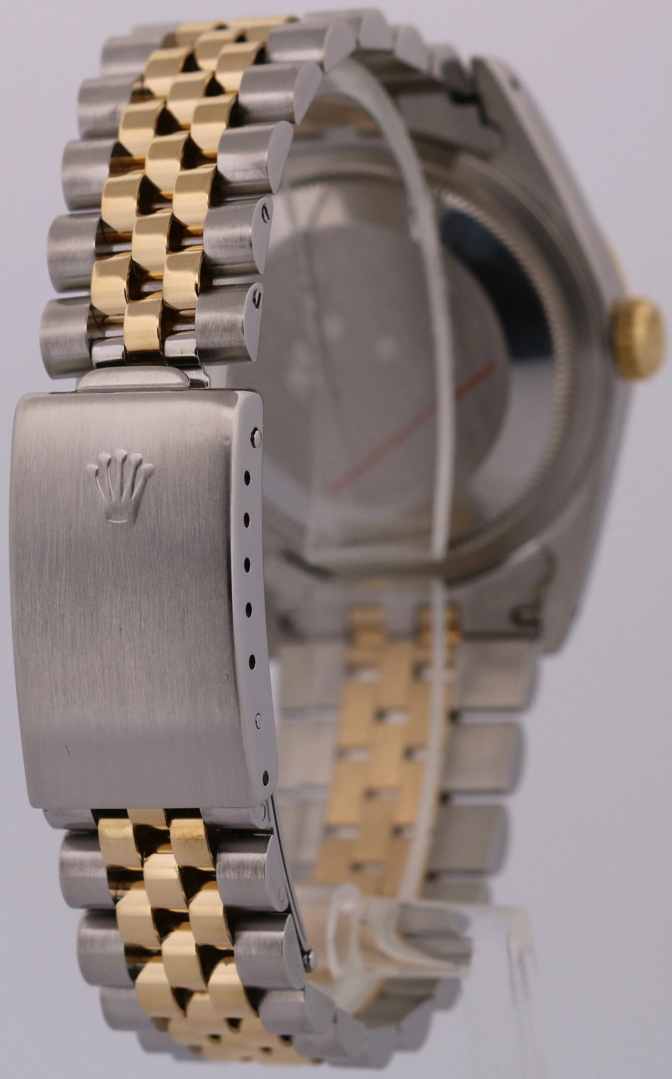 1993 Rolex DateJust 36mm CHAMPAGNE 18K Yellow Gold Stainless Steel JUBILEE 16233 - Image 6