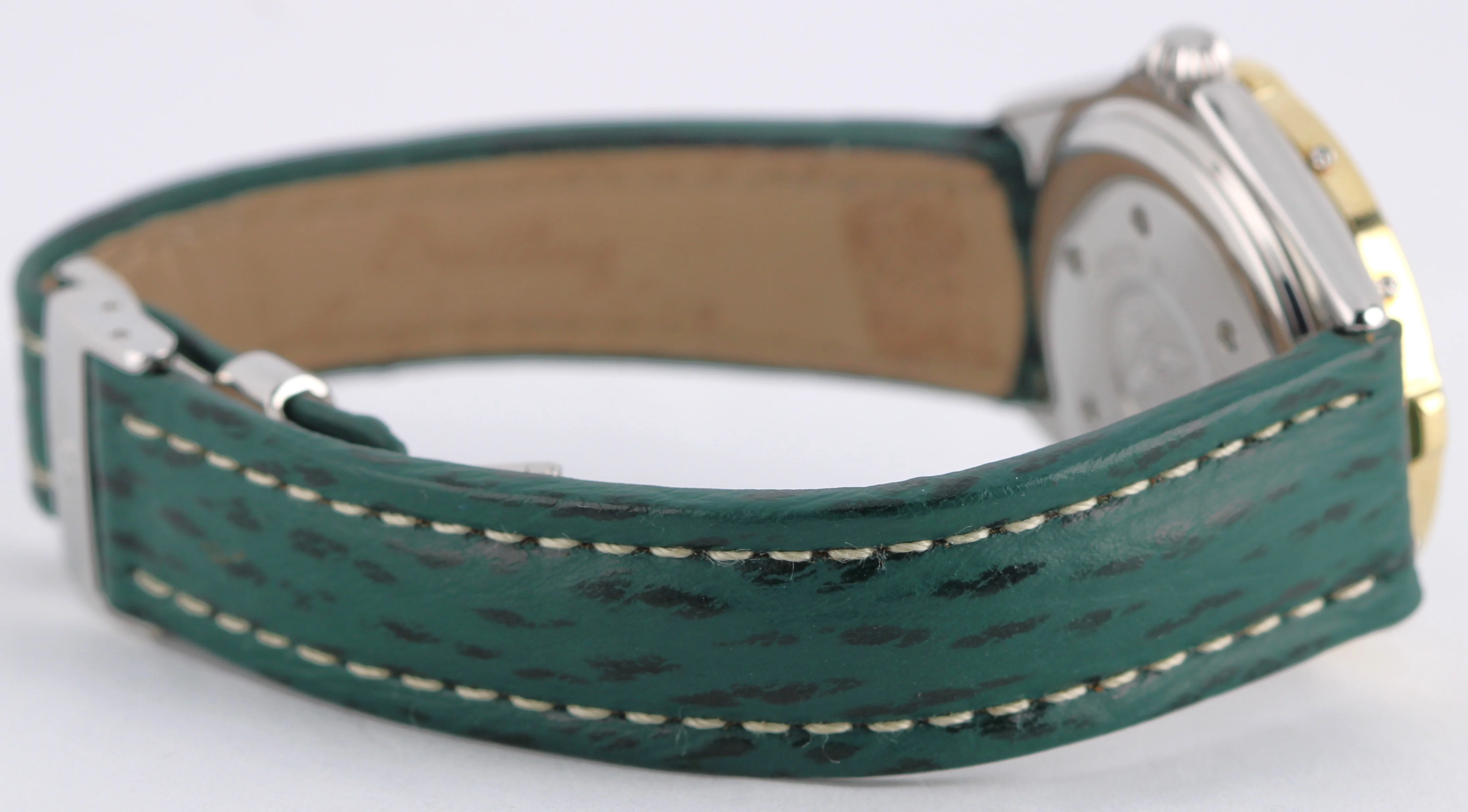 1994 PAPER Breitling J Class Two-Tone 18k Gold Steel Green 31mm D52064 Watch BOX - Image 8