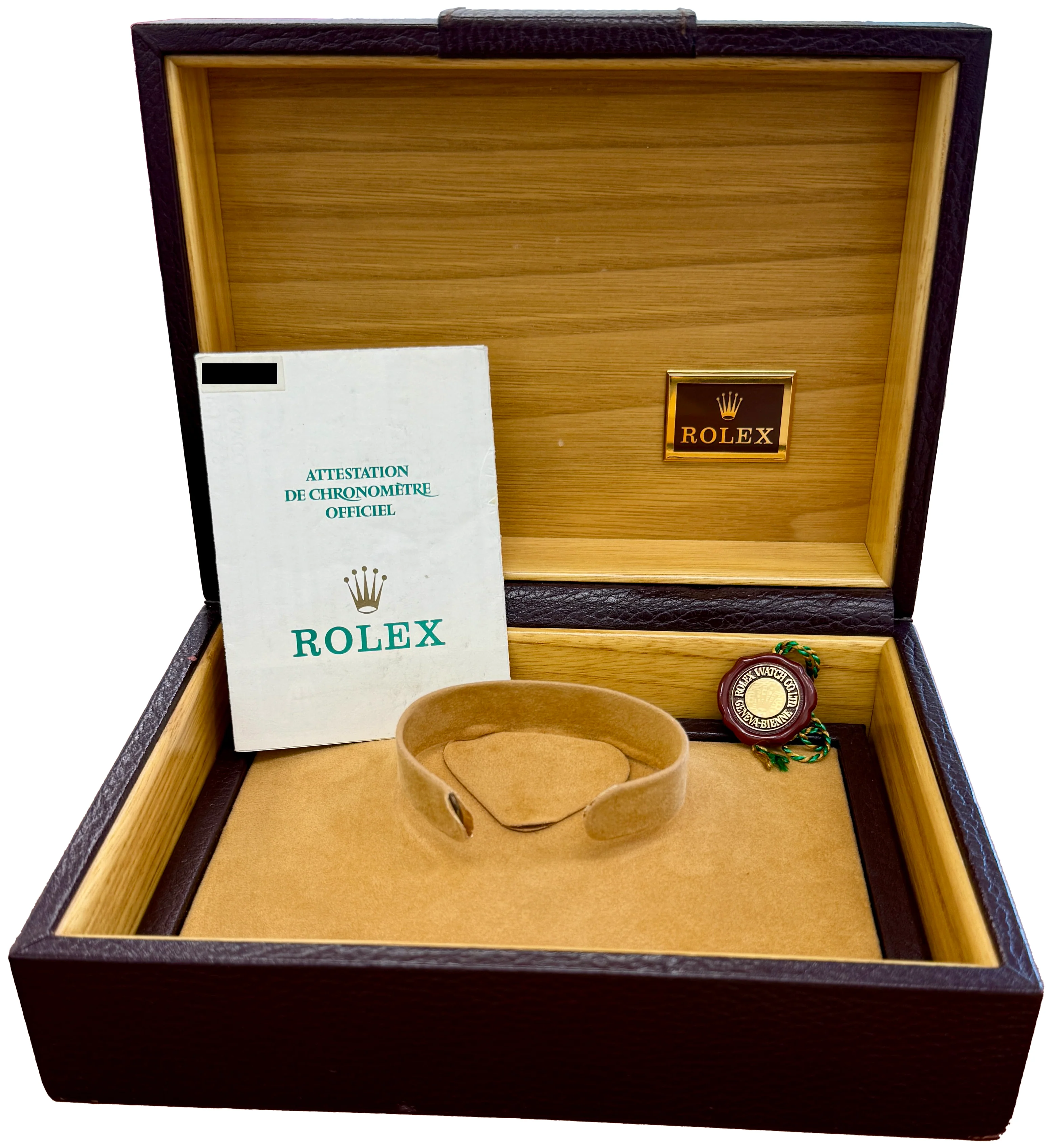 1994 PAPERS Rolex Day-Date President 36mm FACTORY DIAMOND Gold Watch 18238 BOX - Image 2