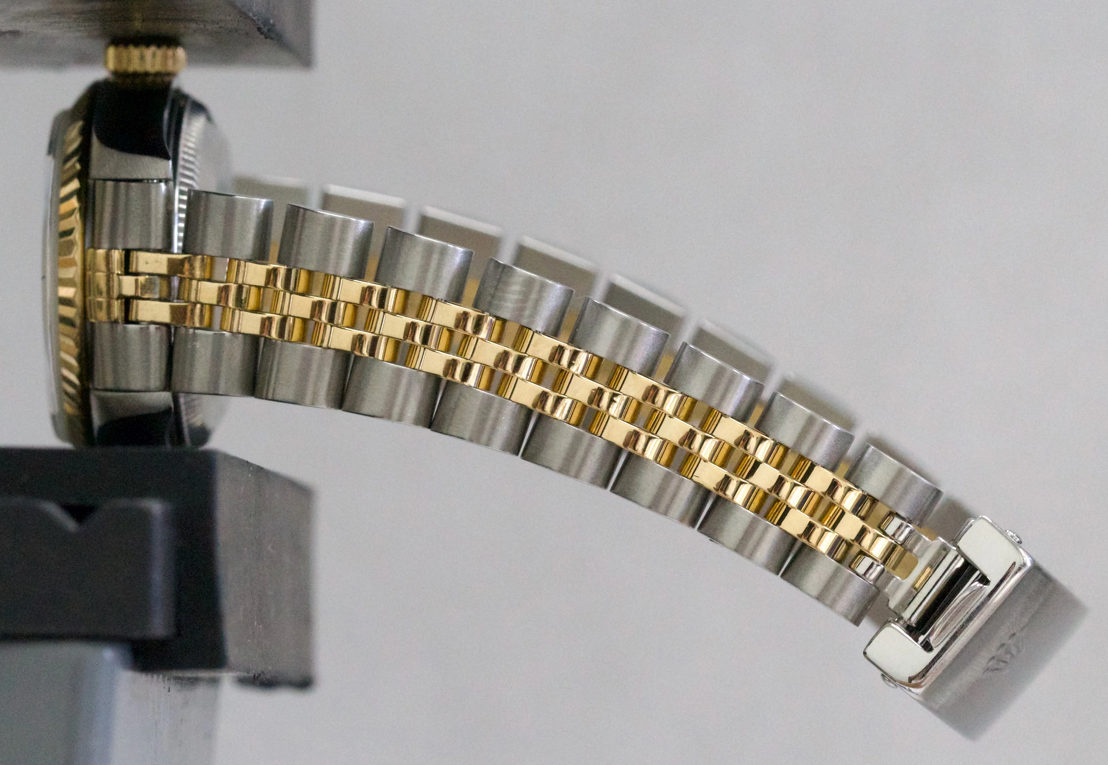 1995 PAPERS Rolex DateJust 26mm SILVER 18K Gold JUBILEE No-Holes 69173 Watch BOX - Image 10