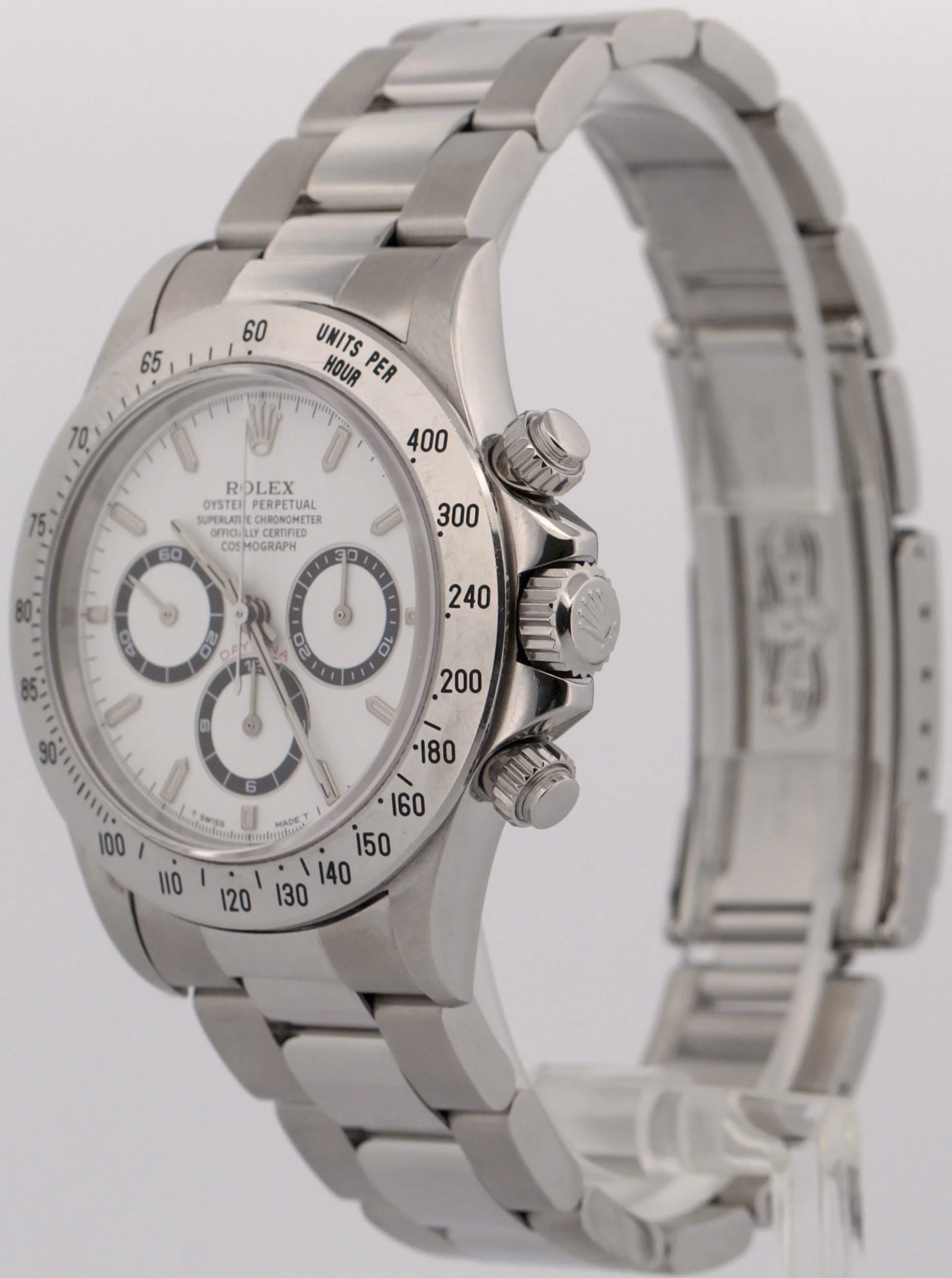 1995 PAPERS Rolex Daytona Cosmograph ZENITH White Steel 40mm 16520 Watch BOX - Image 3