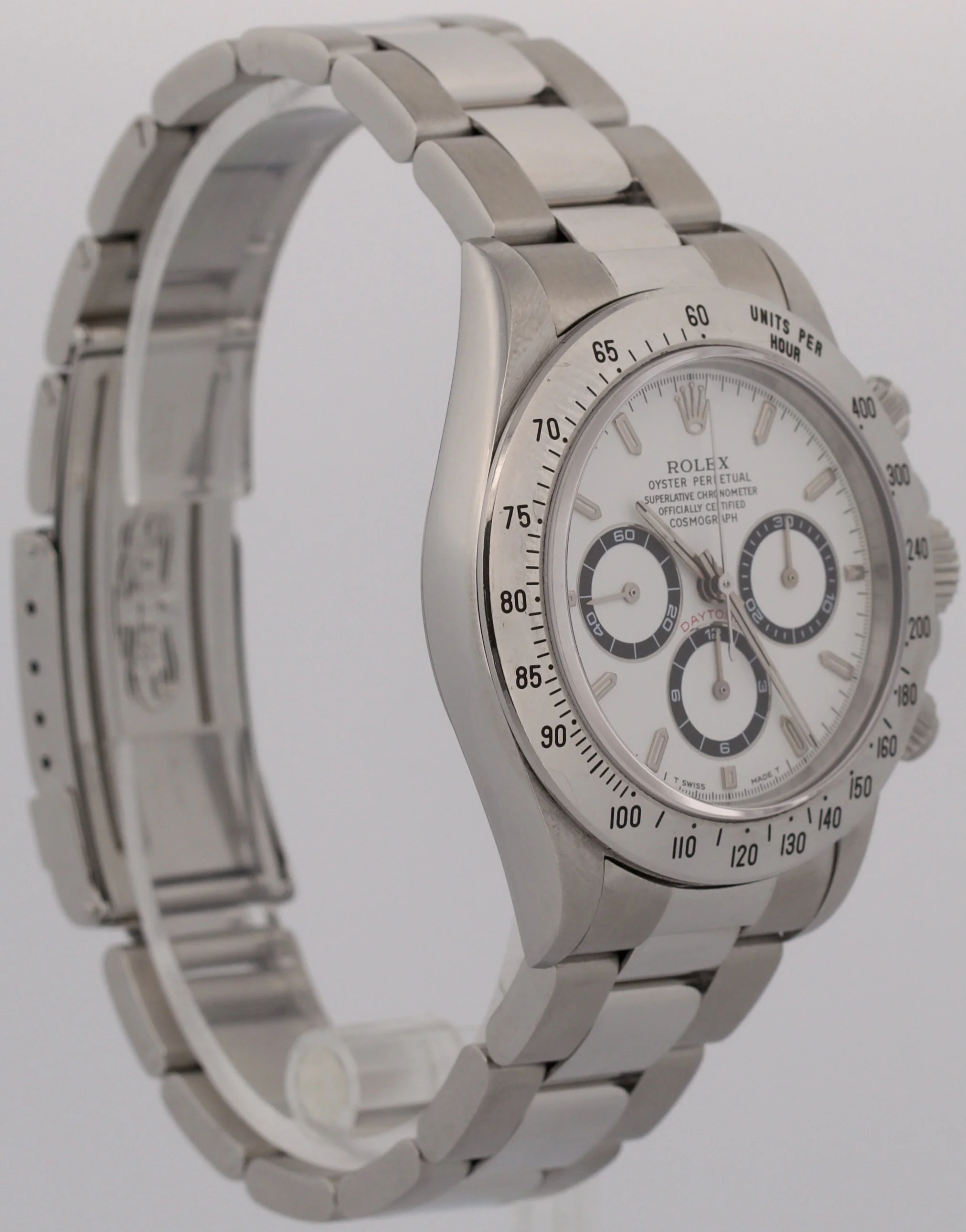 1995 PAPERS Rolex Daytona Cosmograph ZENITH White Steel 40mm 16520 Watch BOX - Image 4
