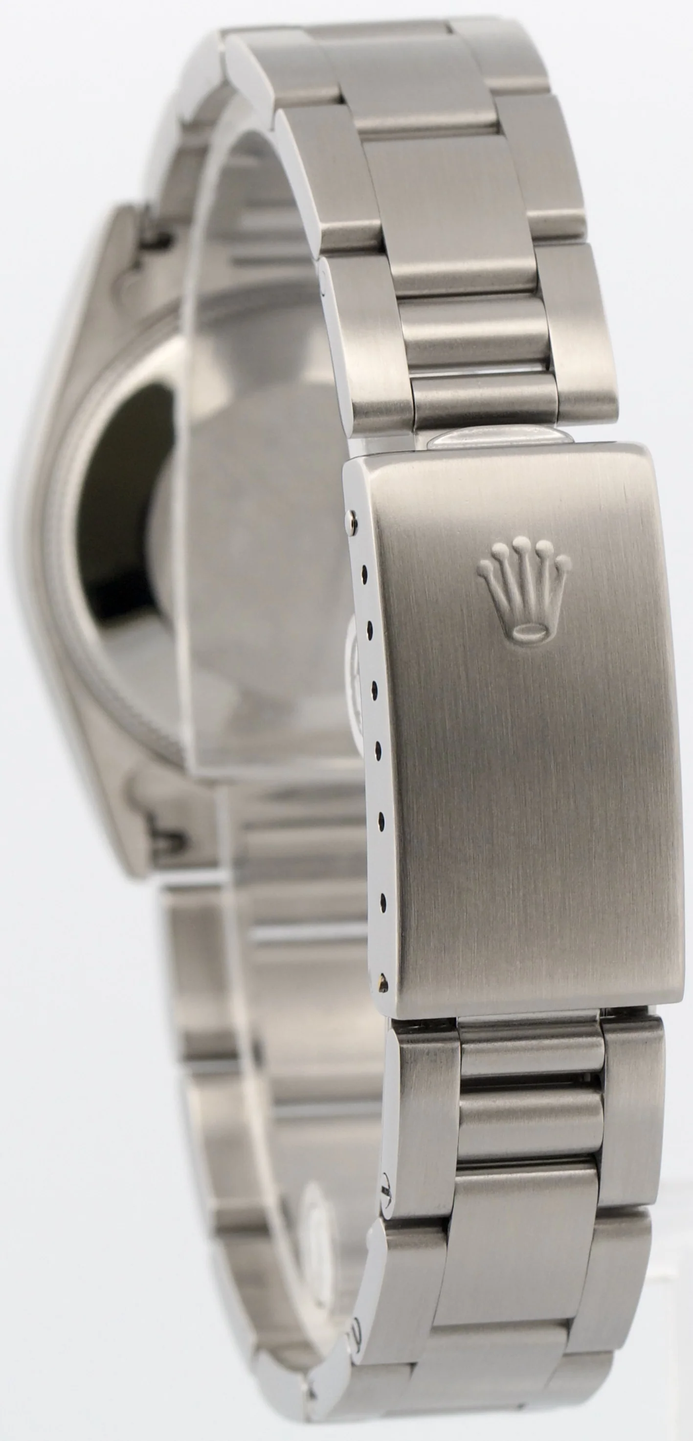1996 Ladies Rolex DateJust BLACK ARABIC JUBILEE 31mm No-Holes Steel Watch 68240 - Image 5