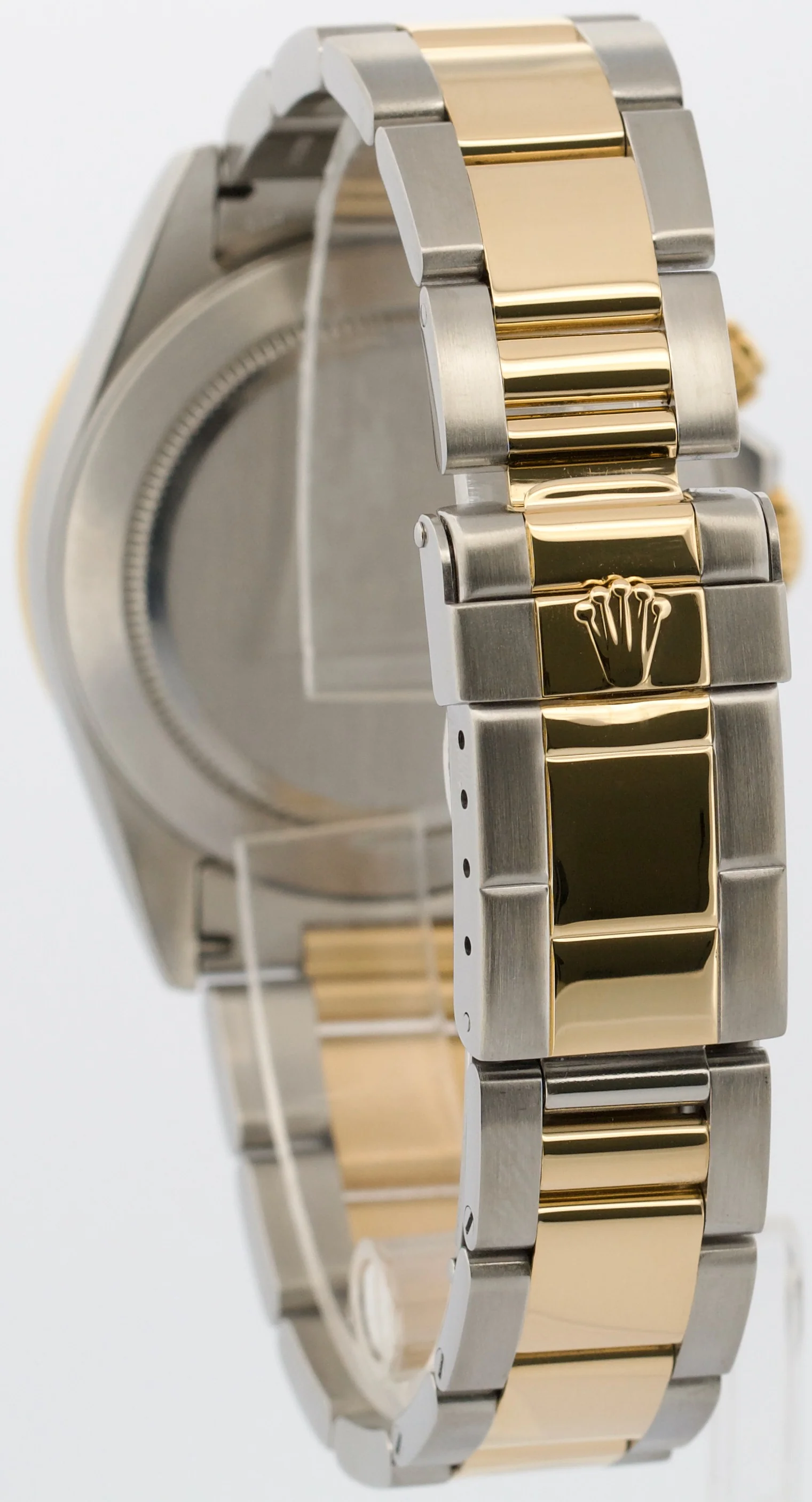 1996 Rolex Daytona Cosmograph WHITE Two-Tone 18K Yellow Gold Steel Watch 16523 - Image 5