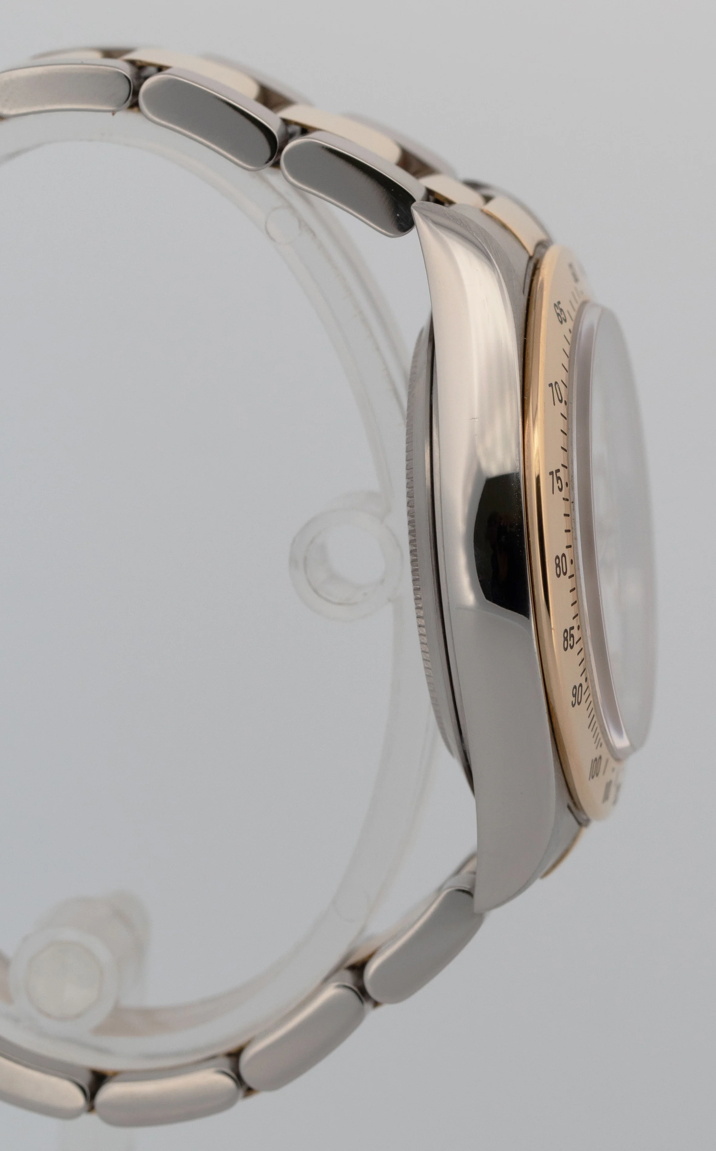 1996 Rolex Daytona Cosmograph WHITE Two-Tone 18K Yellow Gold Steel Watch 16523 - Image 4