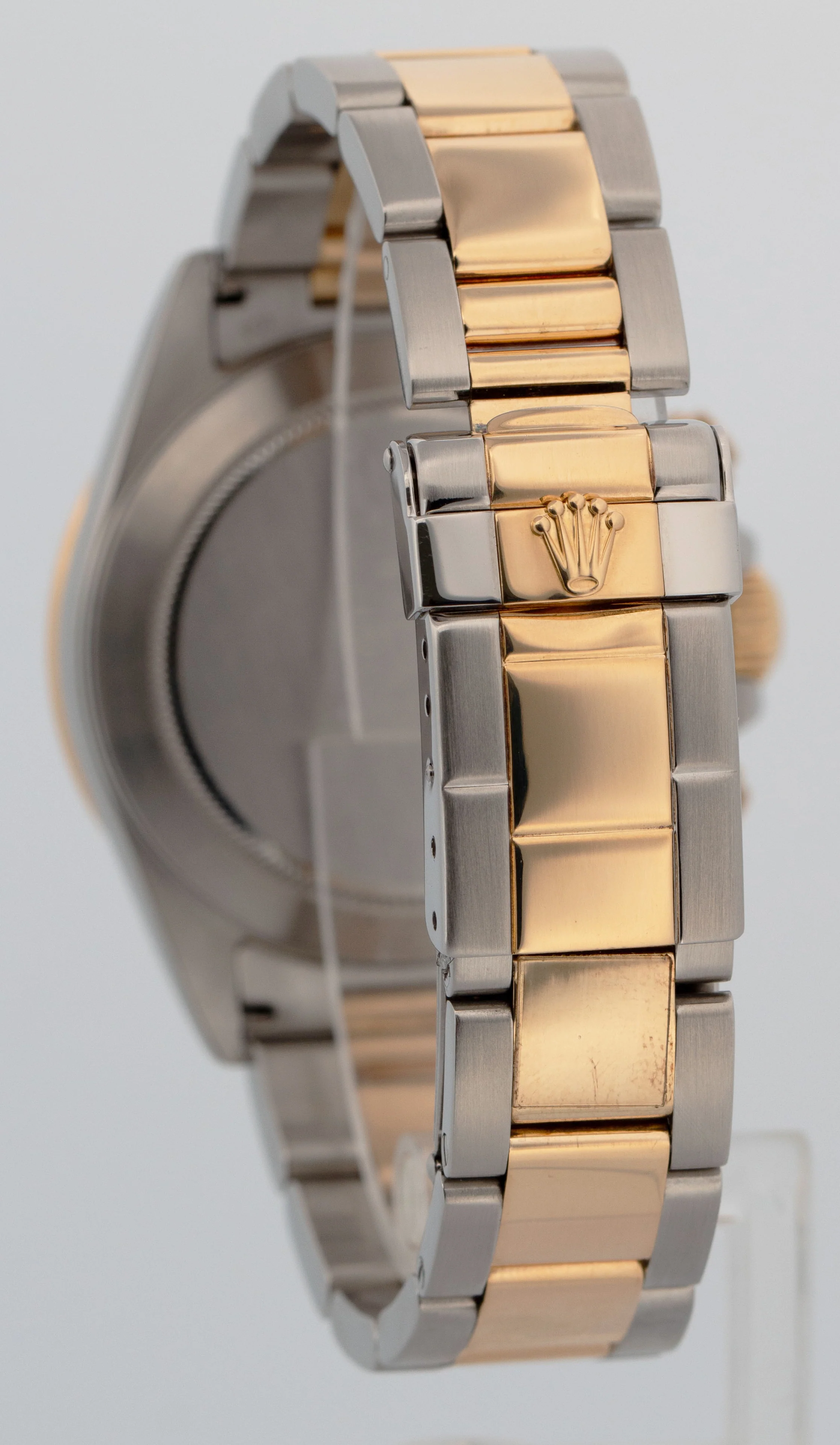 1996 Rolex Daytona Cosmograph WHITE Two-Tone 18K Yellow Gold Steel Watch 16523 - Image 7
