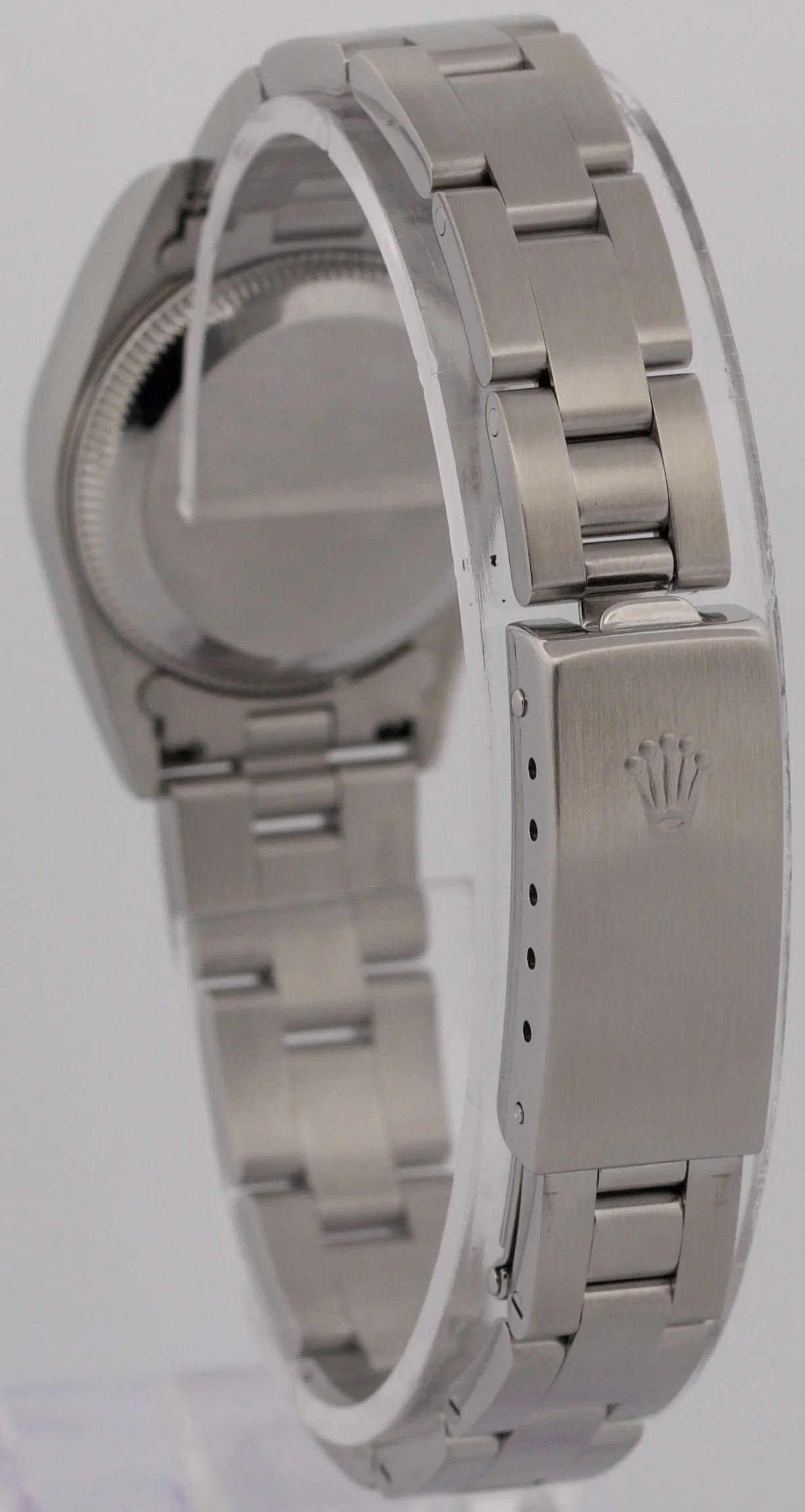 1999 Rolex Oyster Perpetual 24mm BLUE 3-6-9 Steel NO-HOLES Oyster Smooth 76080 - Image 5