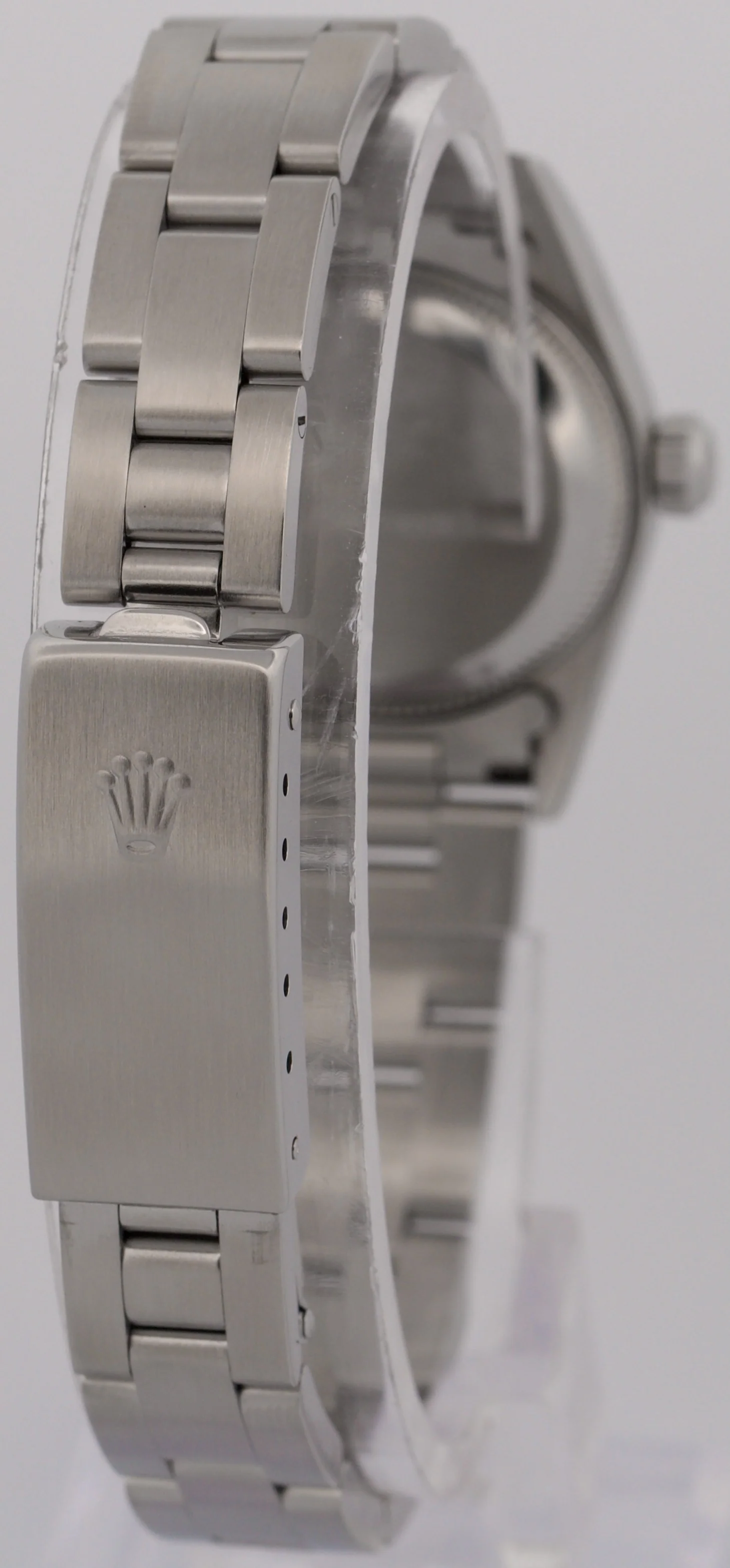 1999 Rolex Oyster Perpetual 24mm BLUE 3-6-9 Steel NO-HOLES Oyster Smooth 76080 - Image 6