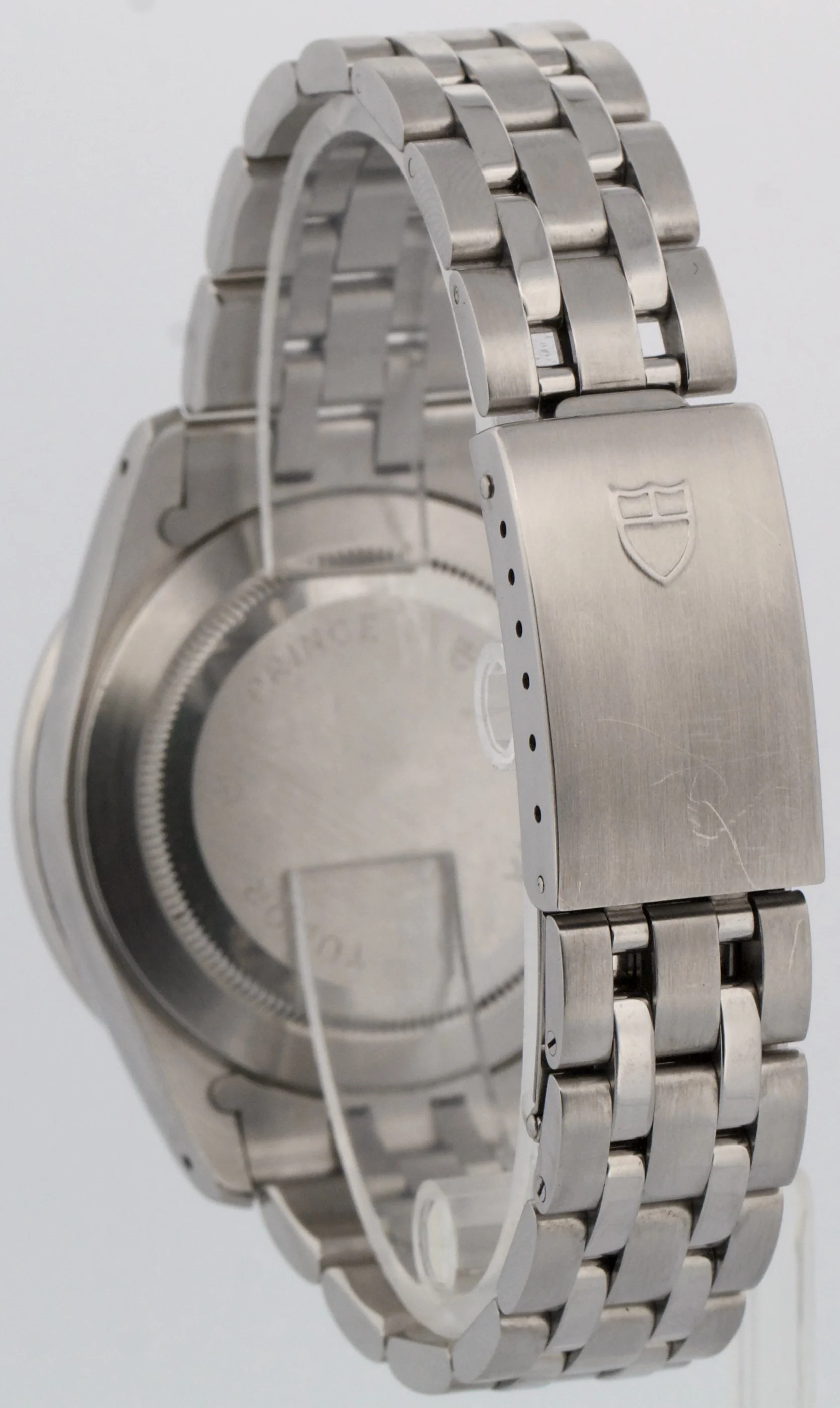 1999 UNPOLISHED PAPERS Tudor Prince Date Tiger BLACK 79260 40mm Steel Watch BOX - Image 5
