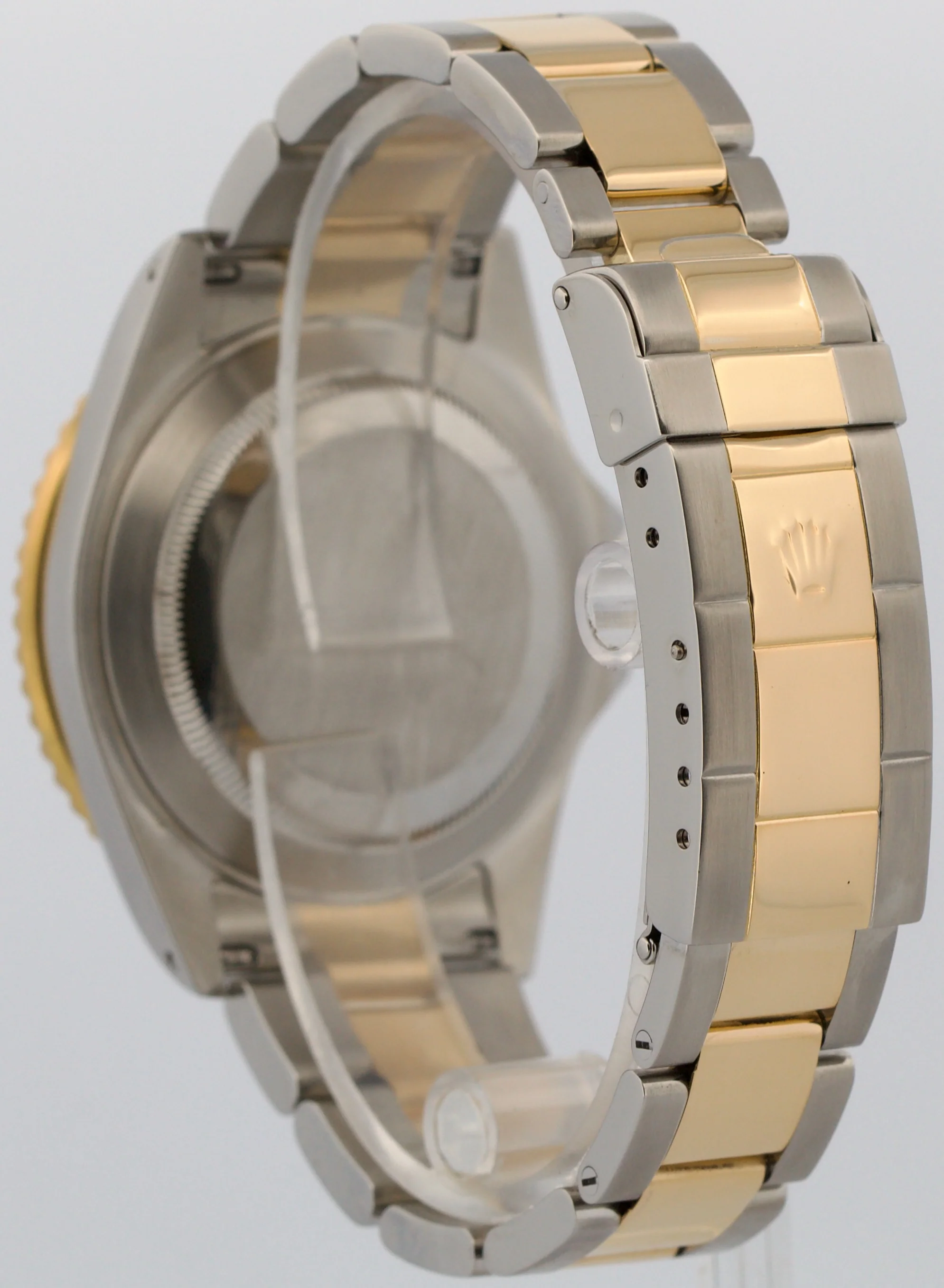 2001 Rolex Submariner Date 40mm BLUE 18K Stainless Steel GOLD BUCKLE 16613 Watch - Image 5