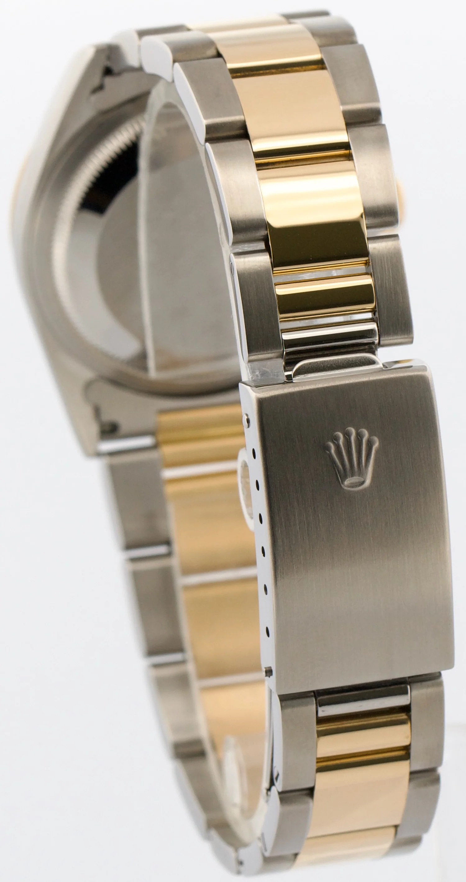 2003 PAPERS Rolex DateJust 36mm WHITE ROMAN 18K Gold Steel OYSTER 16233 BOX - Image 5