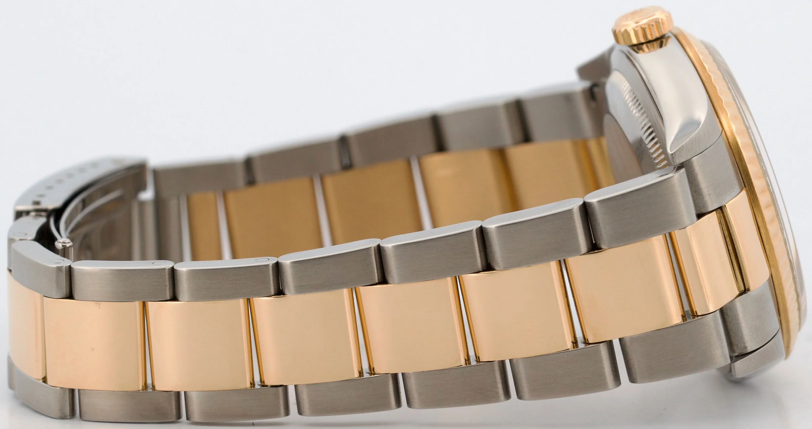 2003 PAPERS Rolex DateJust 36mm WHITE ROMAN 18K Gold Steel OYSTER 16233 BOX - Image 8