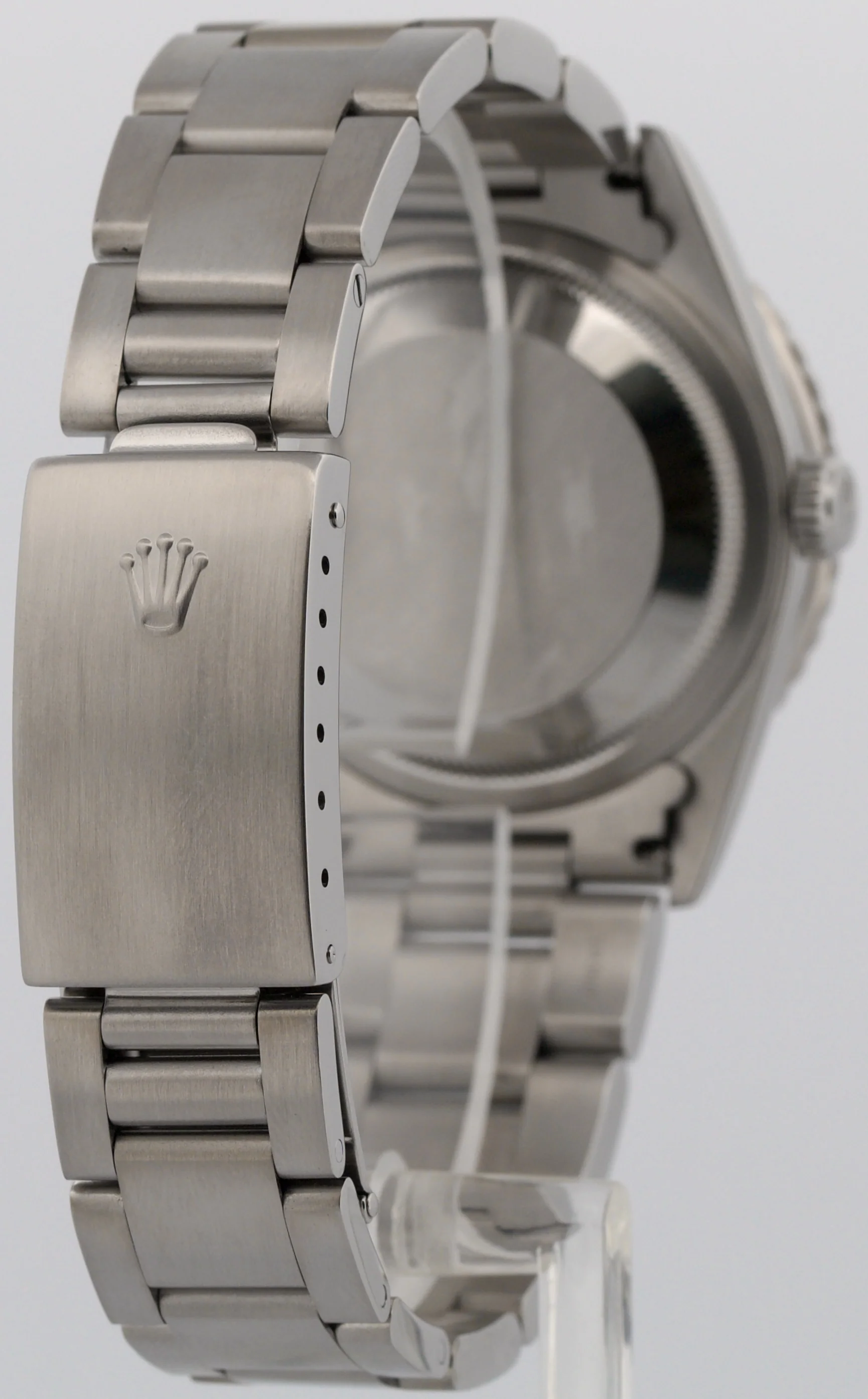 2004 PAPERS Rolex DateJust 36mm BLACK Steel OYSTER Engine-Turned 16264 Watch BOX - Image 6