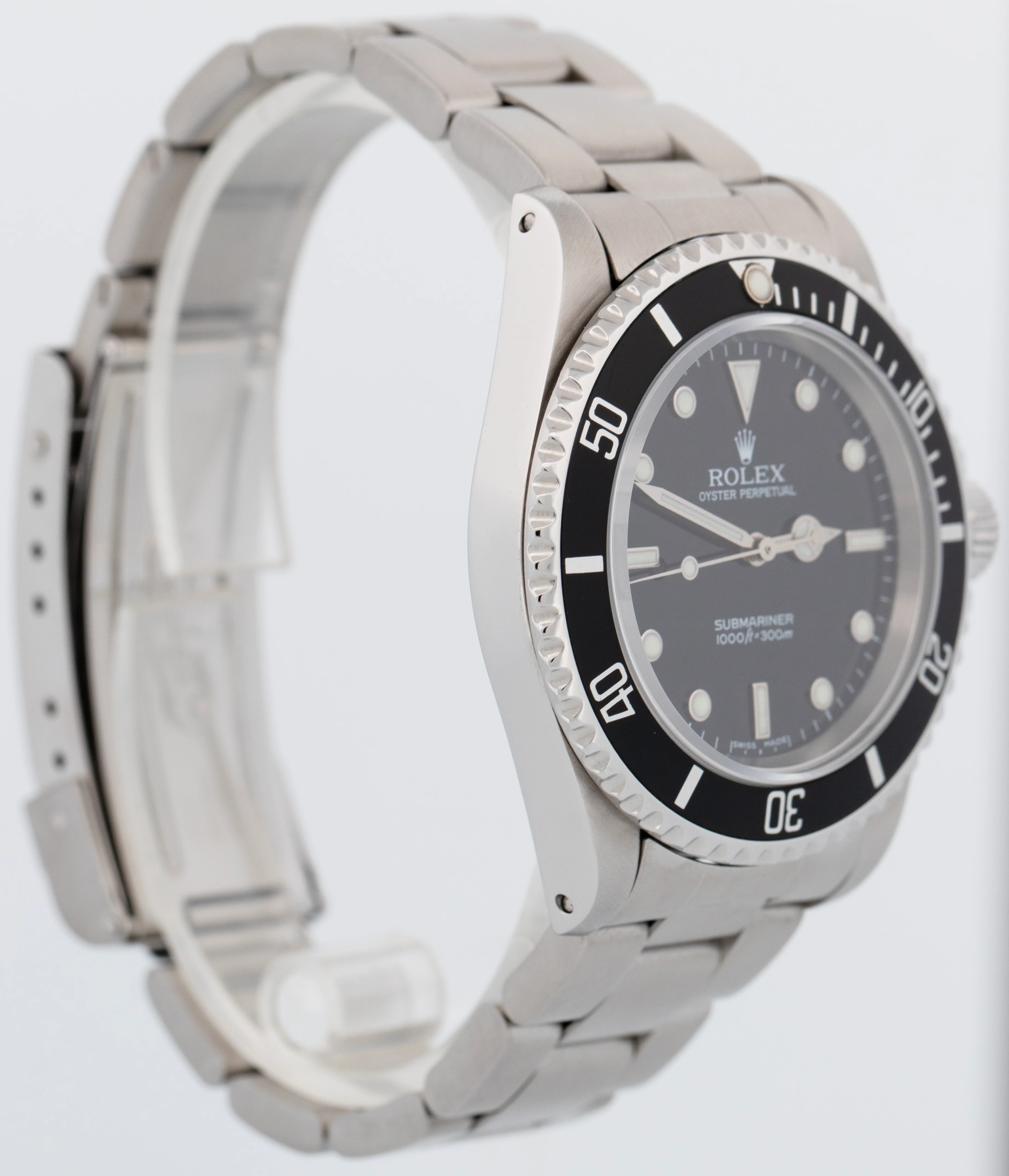 2005 PAPERS Rolex Submariner No-Date BLACK Steel Oyster 40mm Watch 14060 M BOX - Image 4