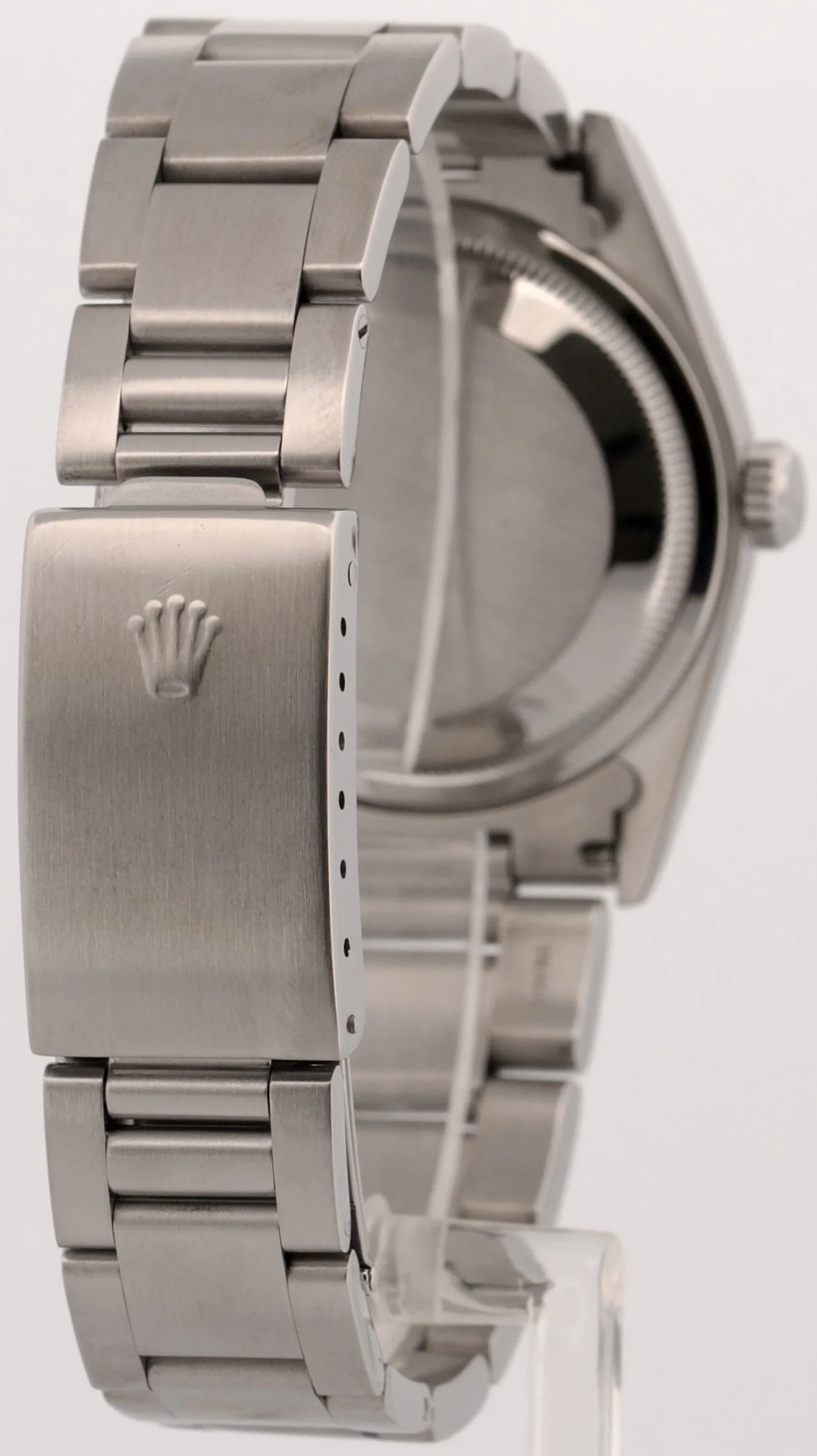 2005 Rolex DateJust 36mm BLACK Smooth Stainless Steel OYSTER Automatic 16200 - Image 6