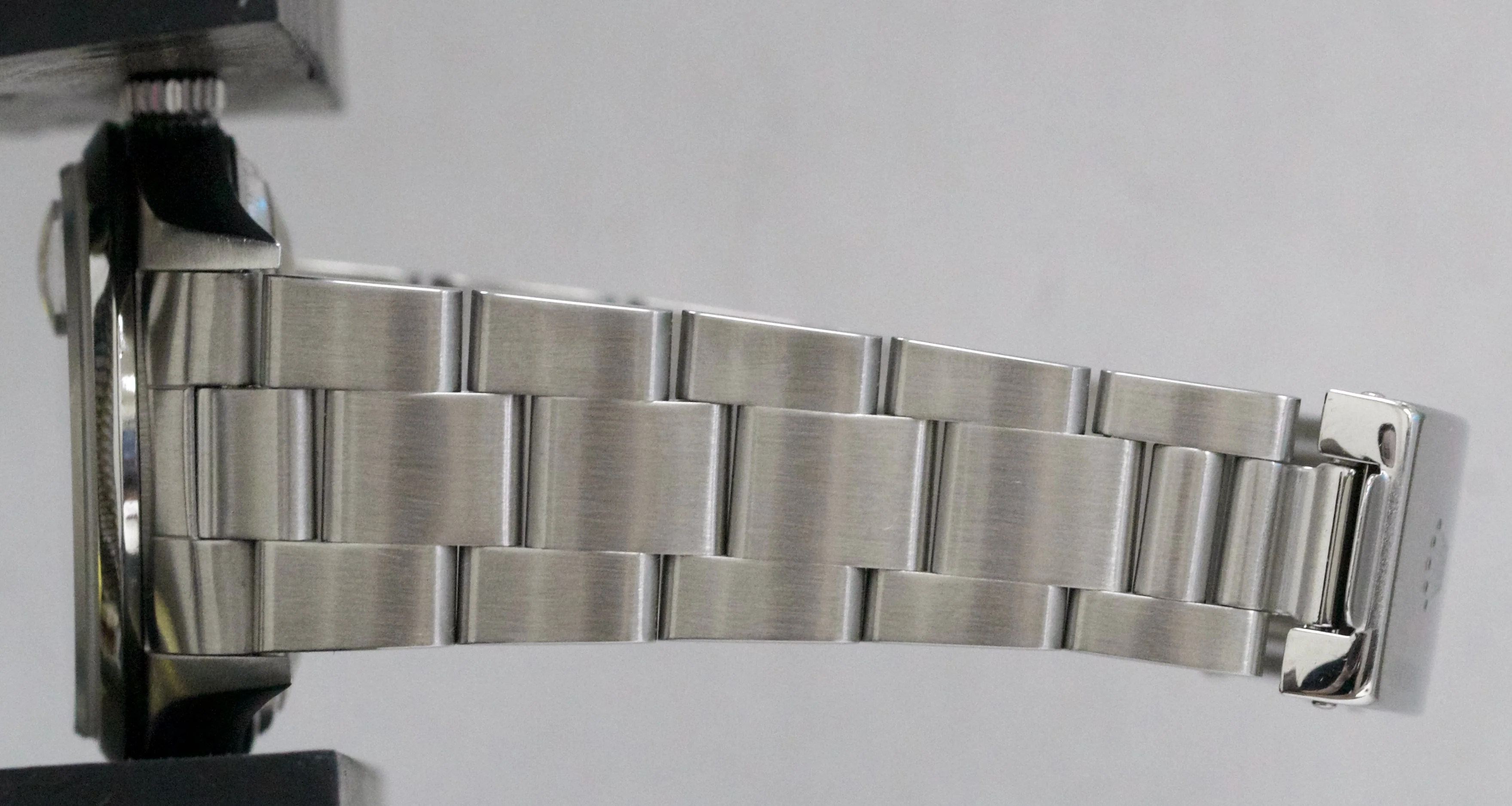 2006 Rolex Oyster Perpetual Date SALMON ARABIC 34mm Steel NO-HOLES 15200 BOX - Image 10