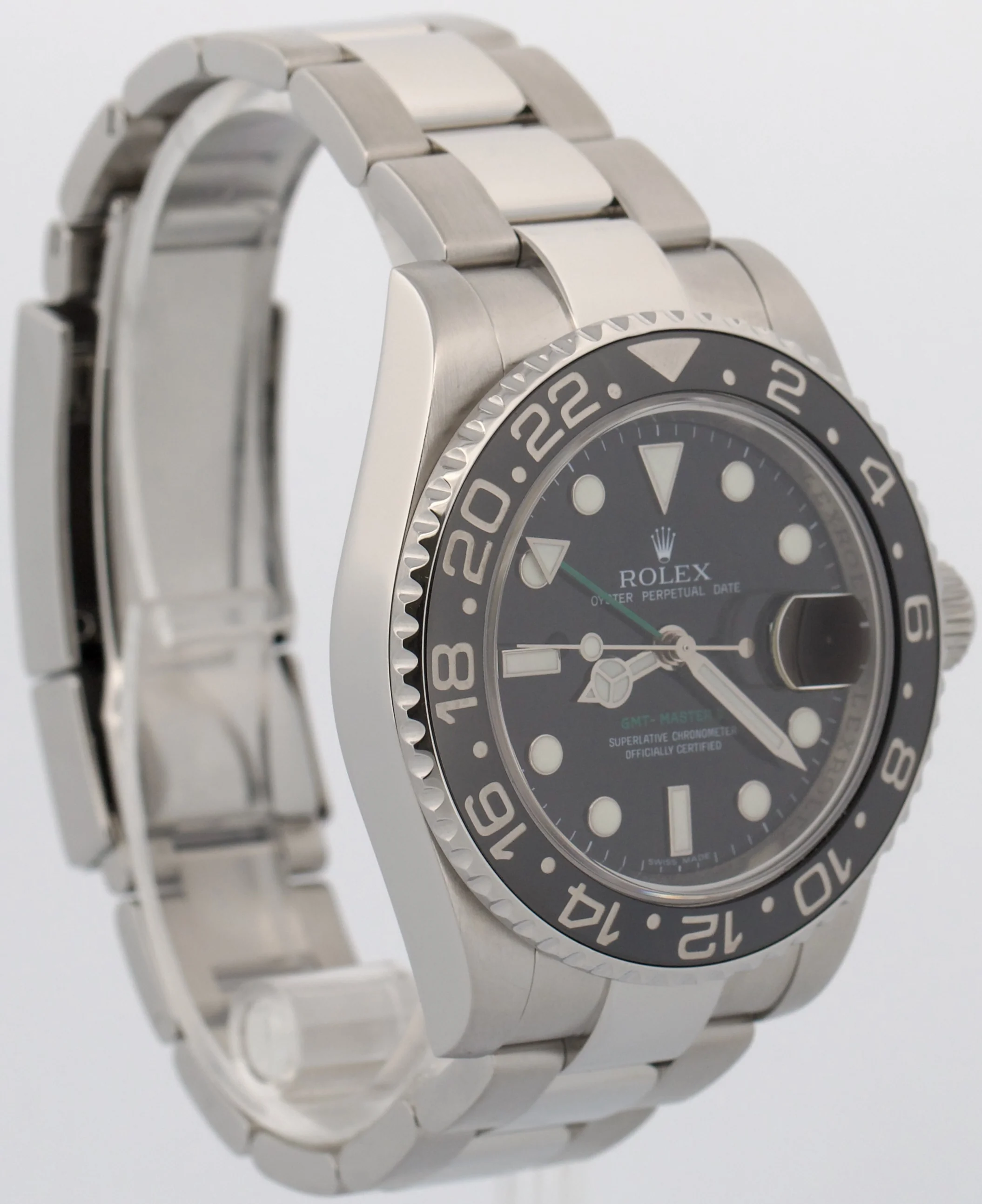 2008 PAPERS Rolex GMT-Master II BLACK Stainless Steel Ceramic 40mm 116710 LN BOX - Image 3