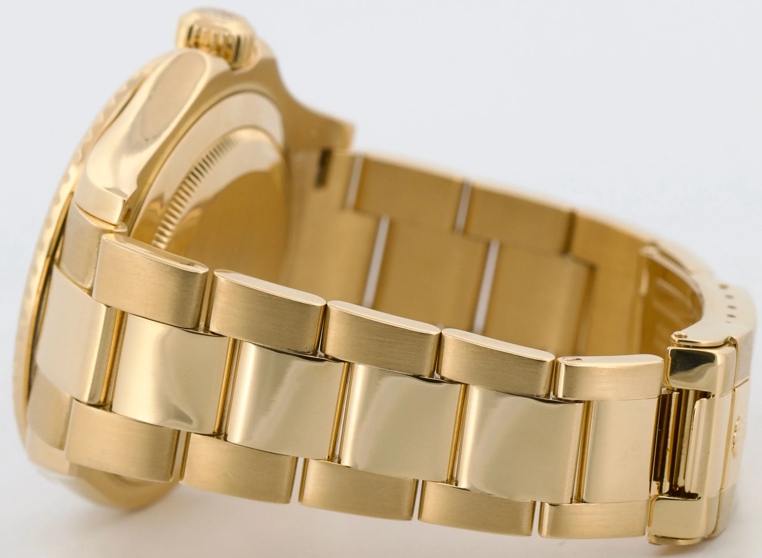 2008 PAPERS Rolex Yacht-Master 40mm MOP 18K Yellow Gold NO-HOLES 16628 Watch BOX - Image 6