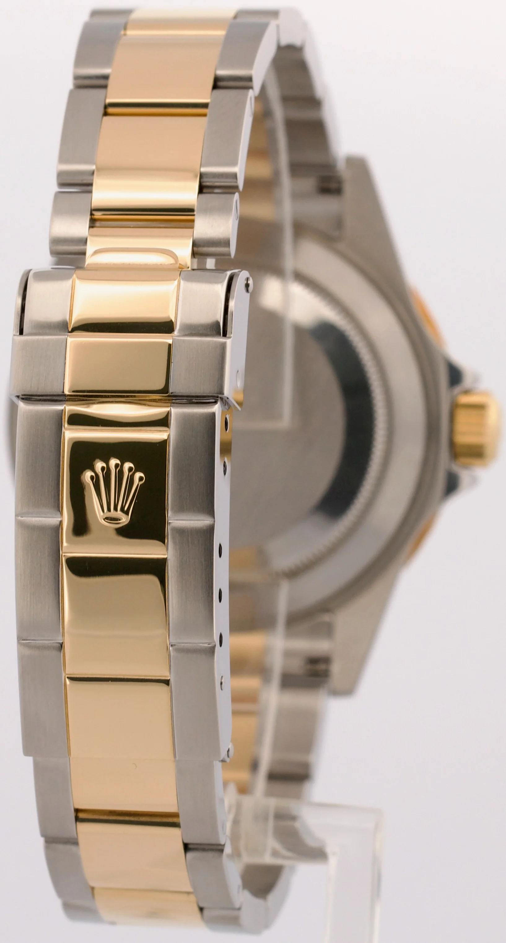 2009 PAPERS Rolex Submariner Date 40mm BLUE 18K Steel No-Holes REHAUT 16613 BOX - Image 6