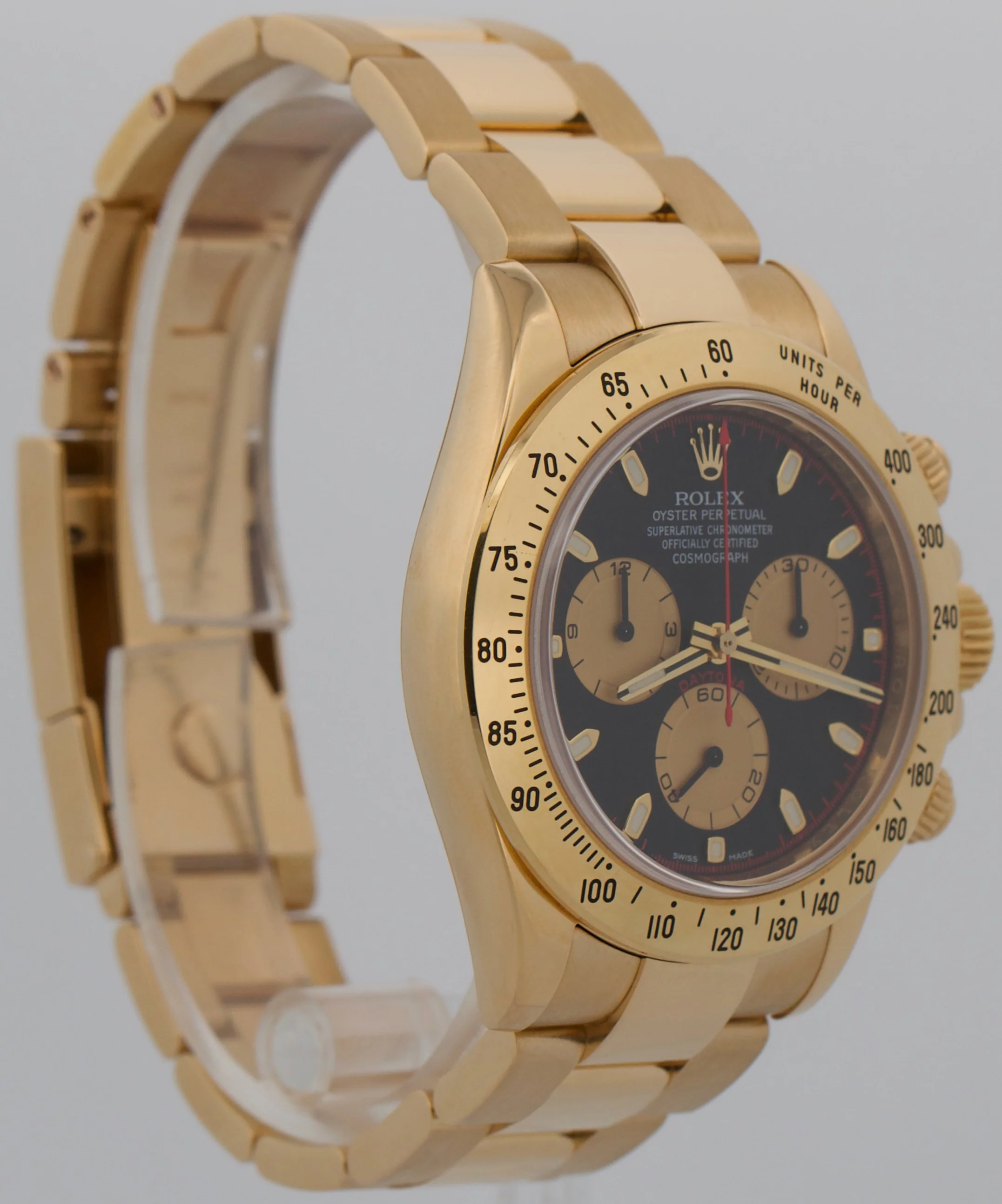 2010 PAPERS Rolex Daytona Cosmograph NEWMAN Black 18K Gold 40mm 116528 BOX - Image 4
