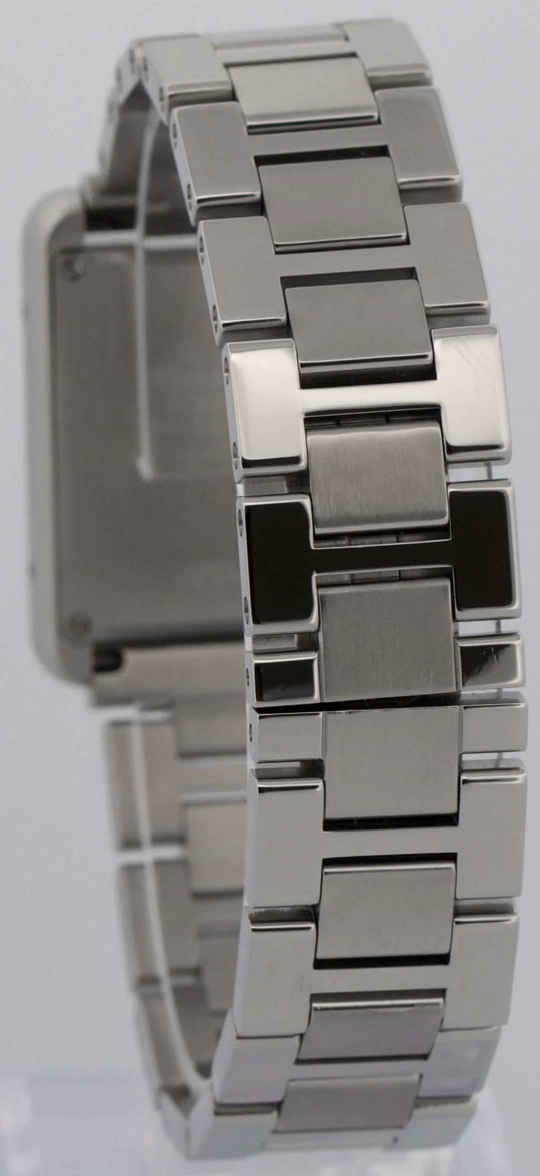 2012 PAPERS Cartier Tank Solo SILVER Steel 23mm Quartz Leather 3170 W5200013 BOX - Image 5